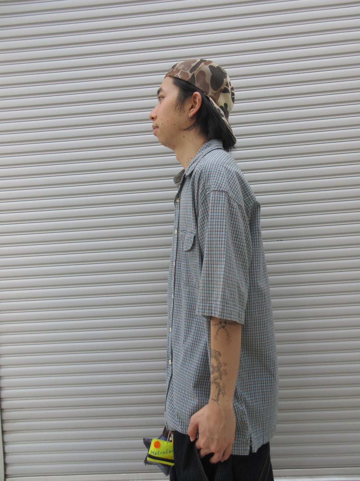 00s Anchor Blue Check S/S Shirts