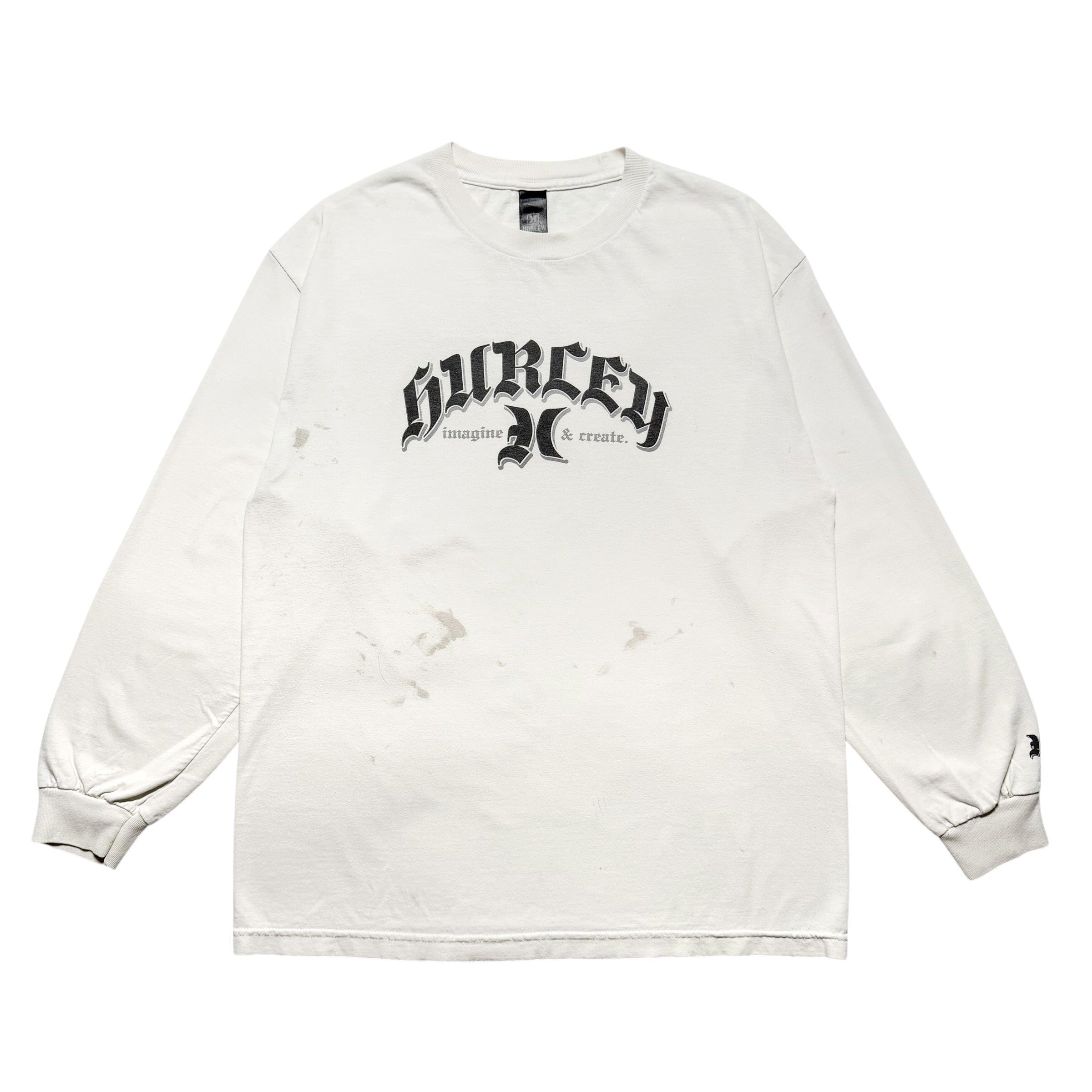 00s HURLEY Logo Graphic L/S Tee