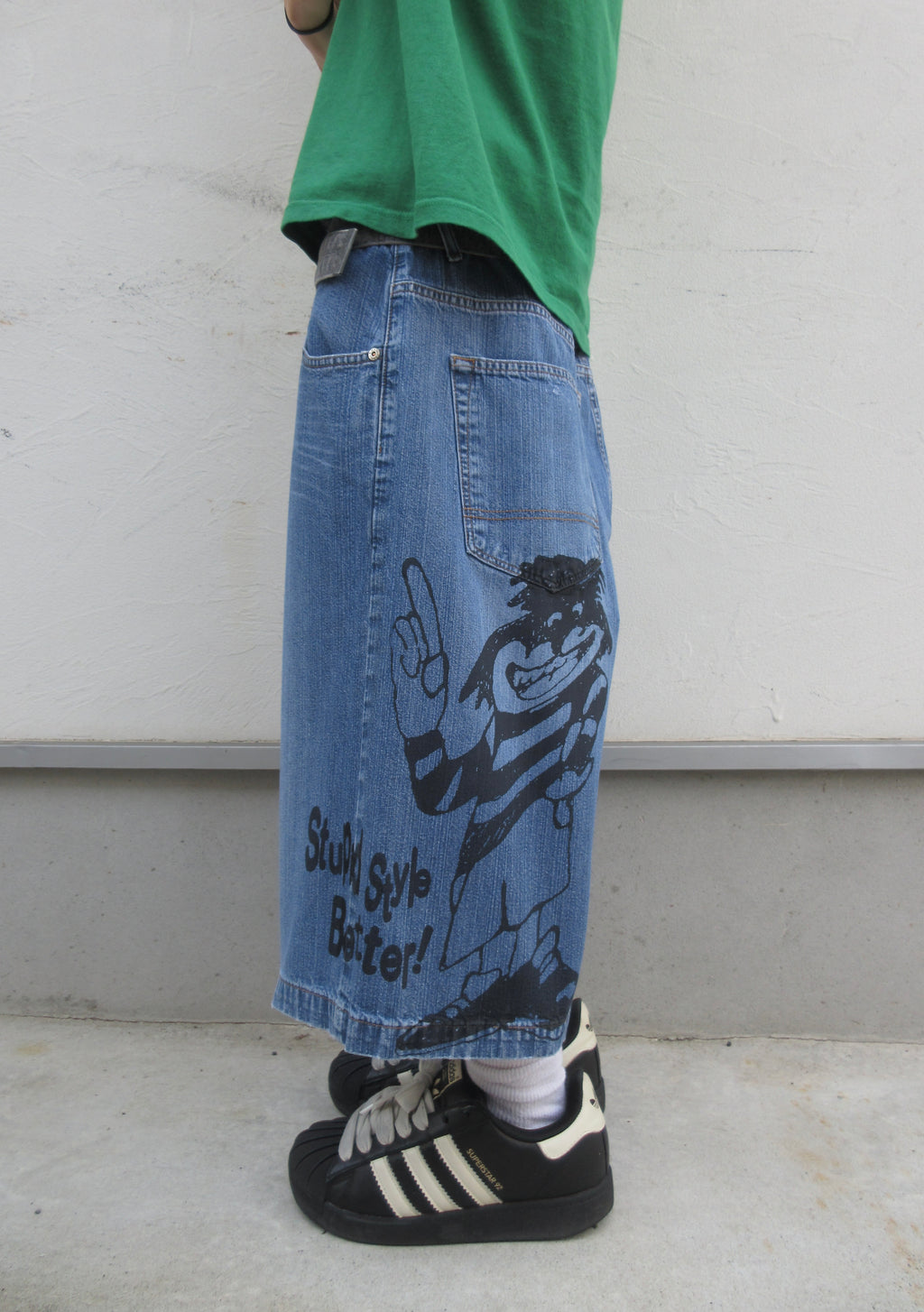 90~00s PHAT FARM × ANRGRNY Super Baggy Denim Shorts