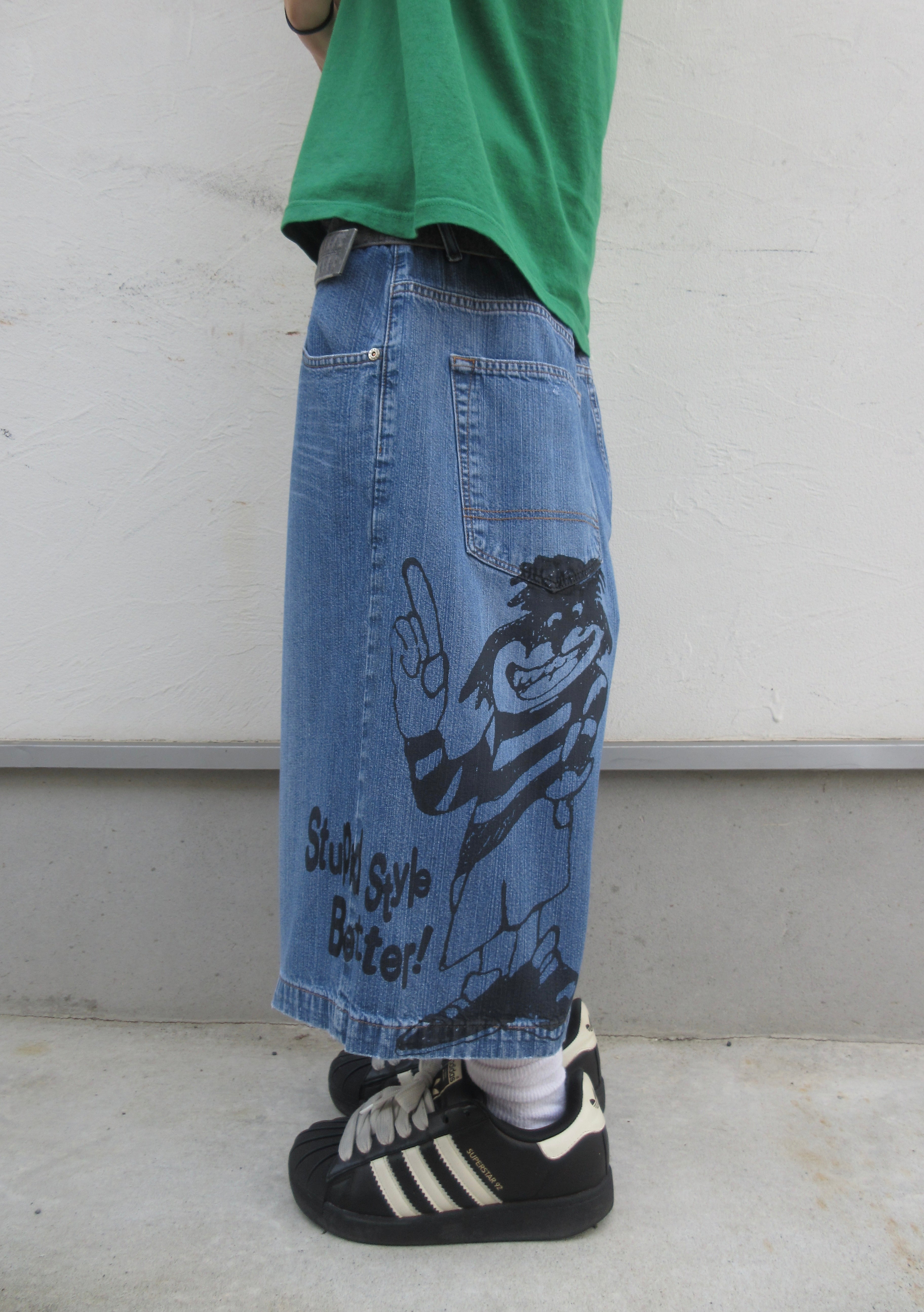 90~00s PHAT FARM × ANRGRNY Super Baggy Denim Shorts