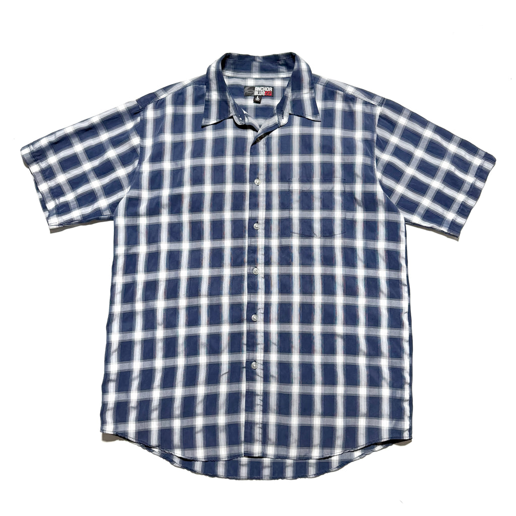 00s Anchor Blue Check S/S Shirts