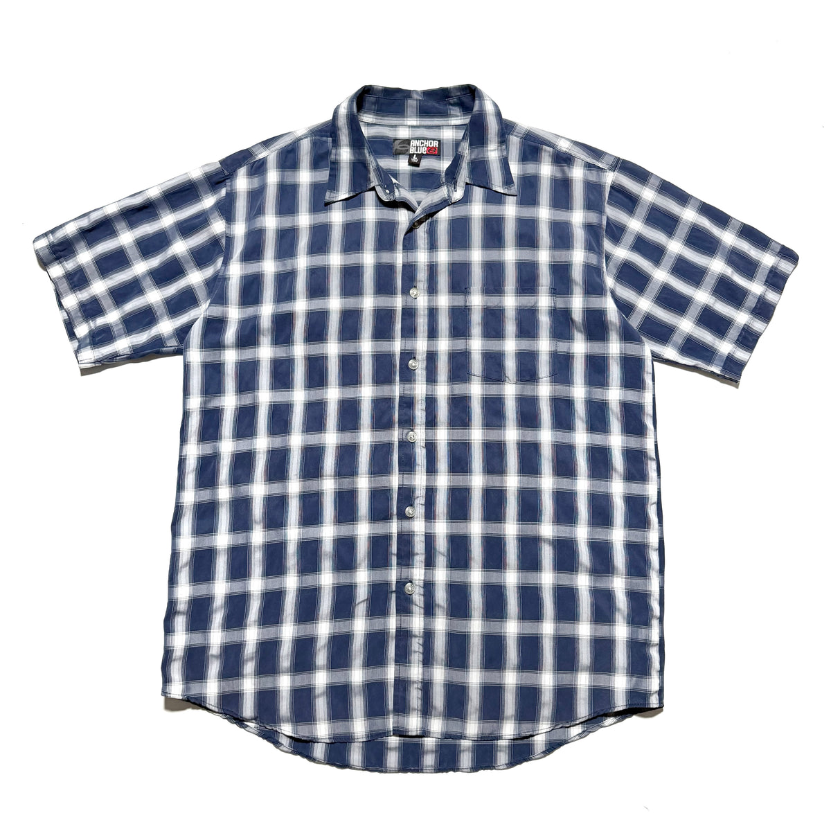 00s Anchor Blue Check S/S Shirts