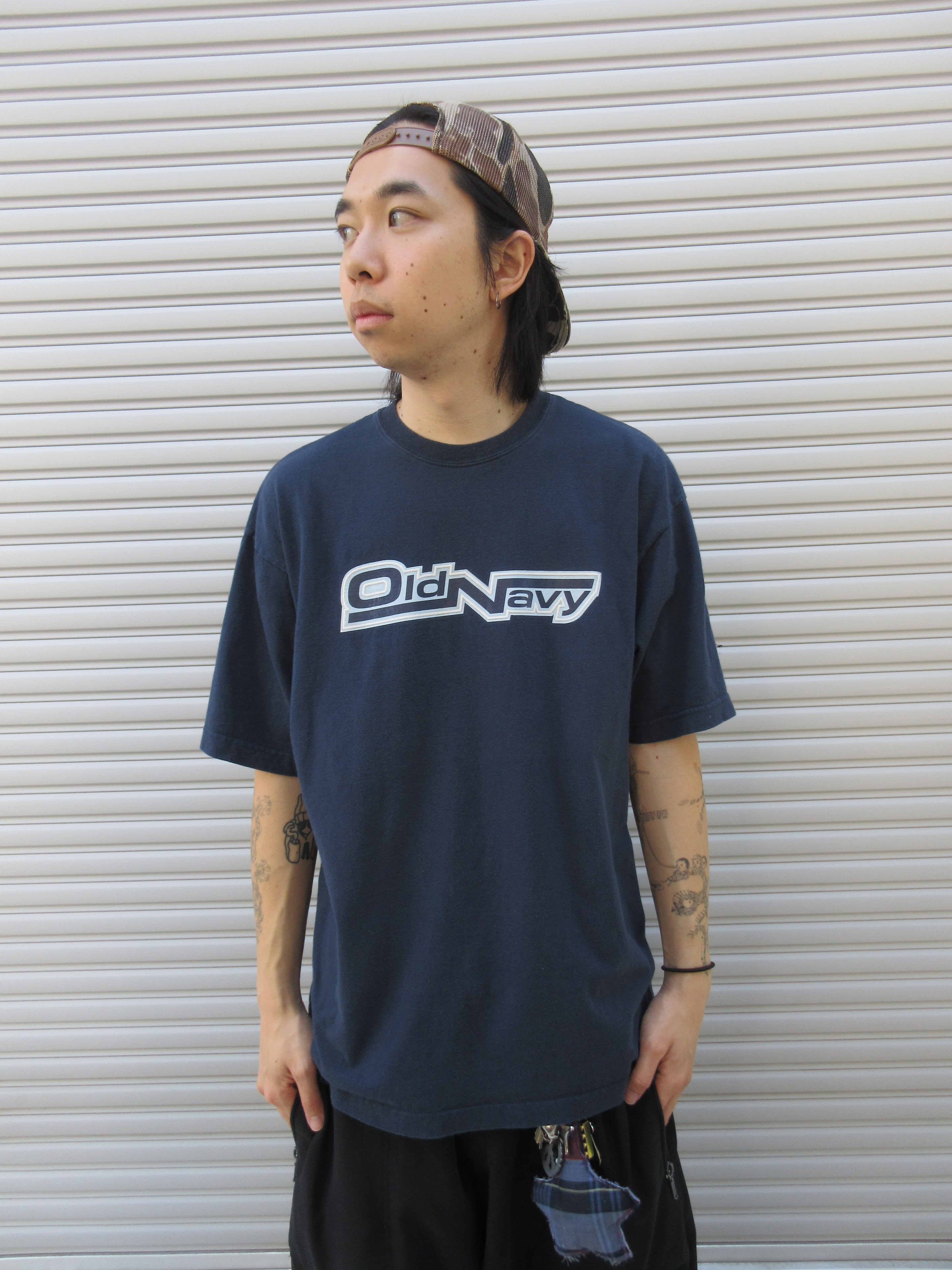 00s OLD NAVY Logo Graphic Tee