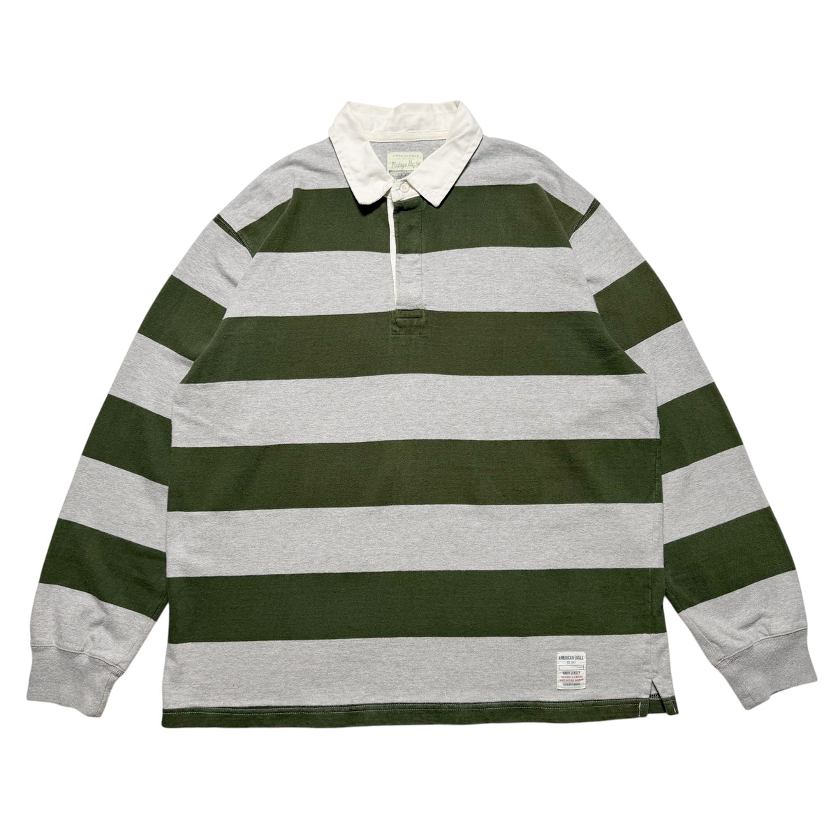 00~10s AMERICAN EAGLE Striped Rugger Shirts