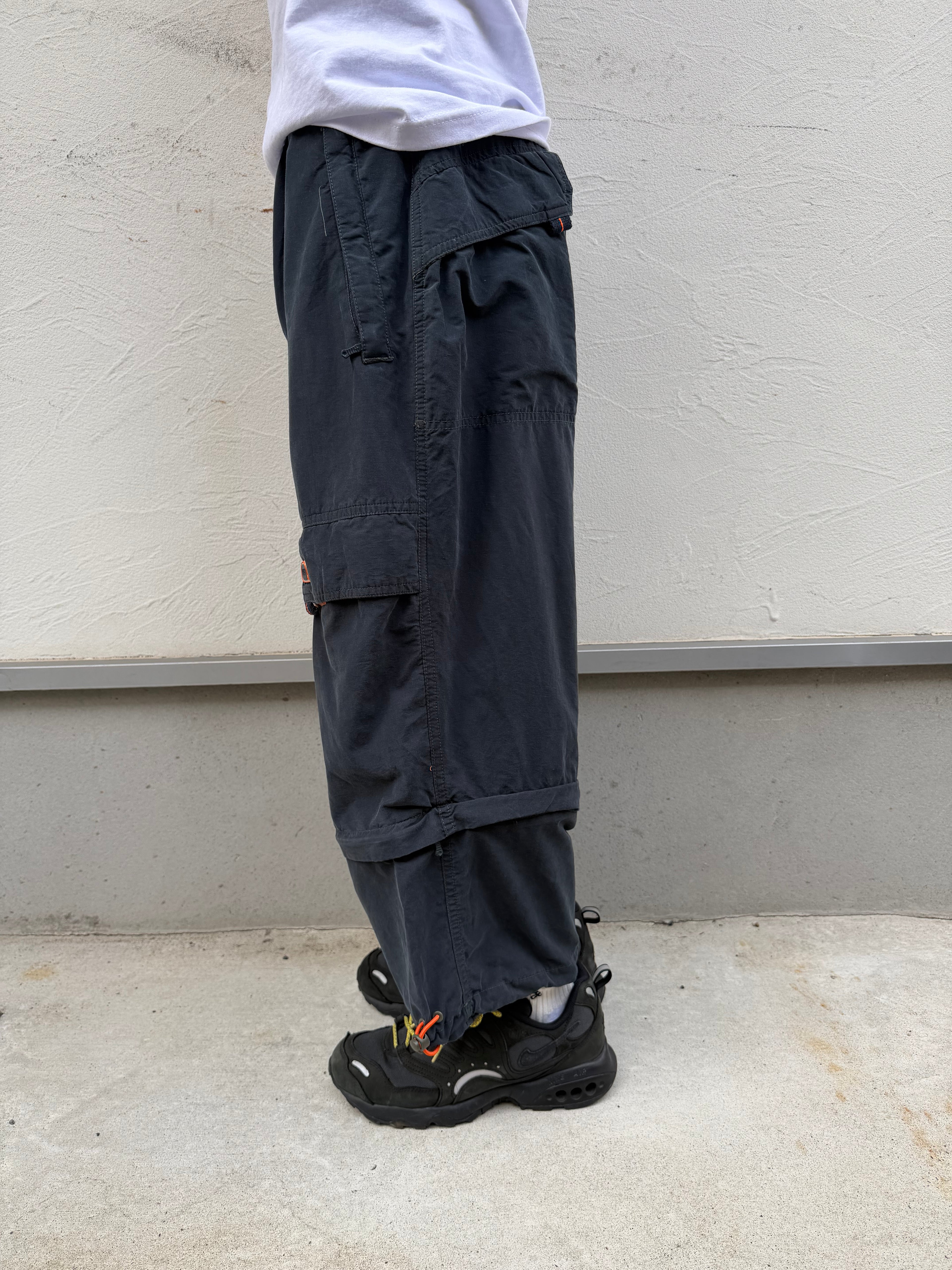 00s WEAR FIRST Super Baggy Convertible Cropped Shorts