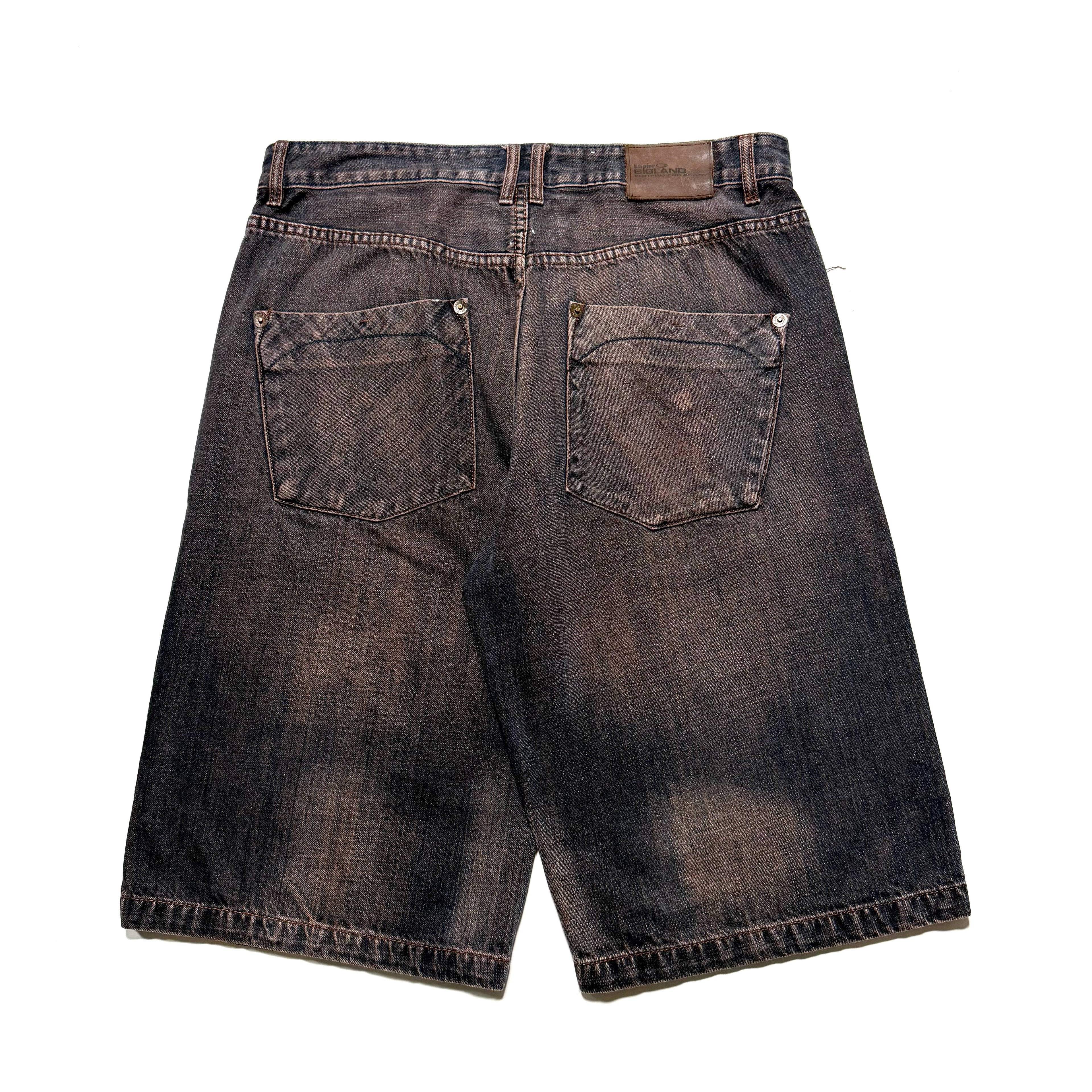 00s Empire Bigland Baggy Denim Shorts