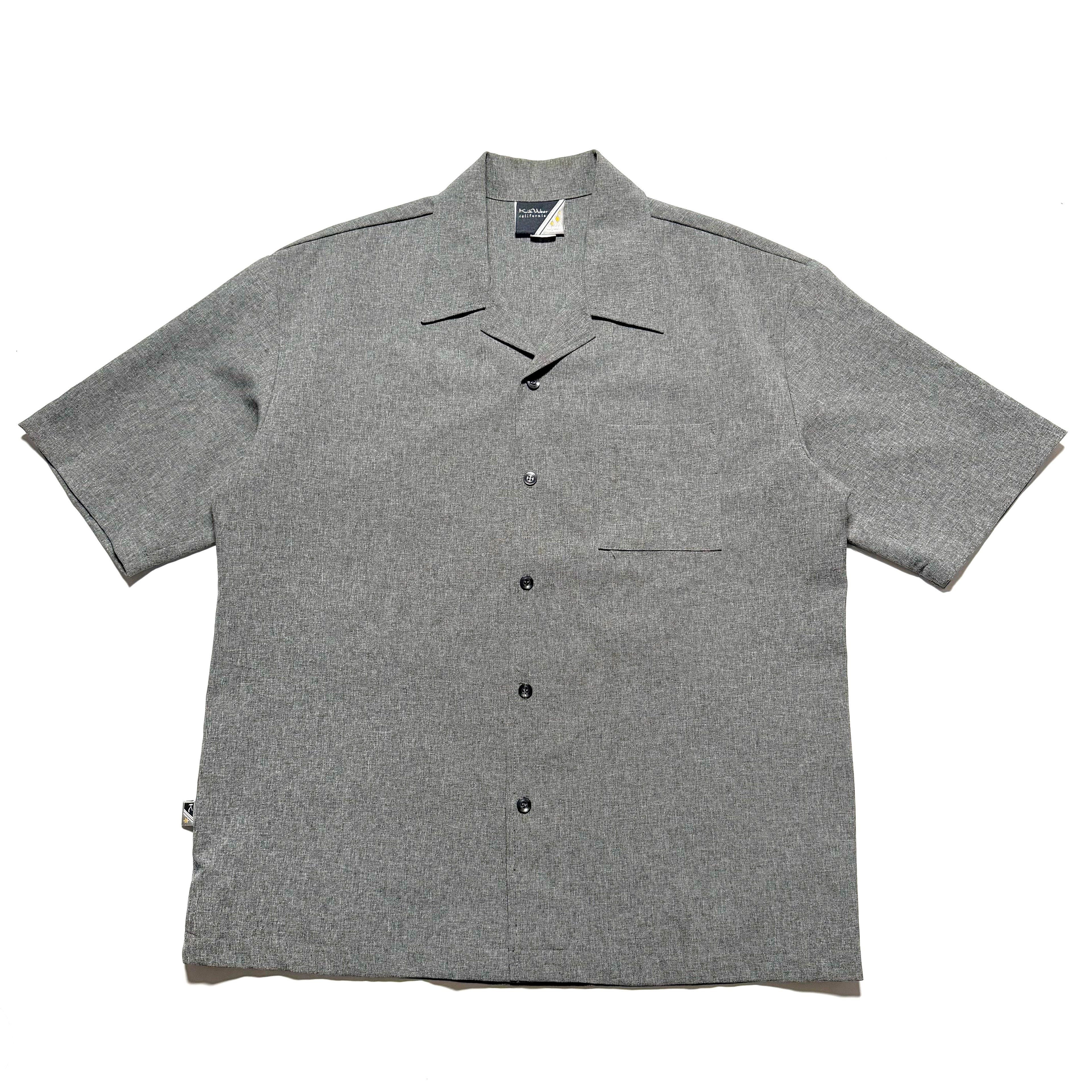 90s KIK WEAR Open Collar Shirt