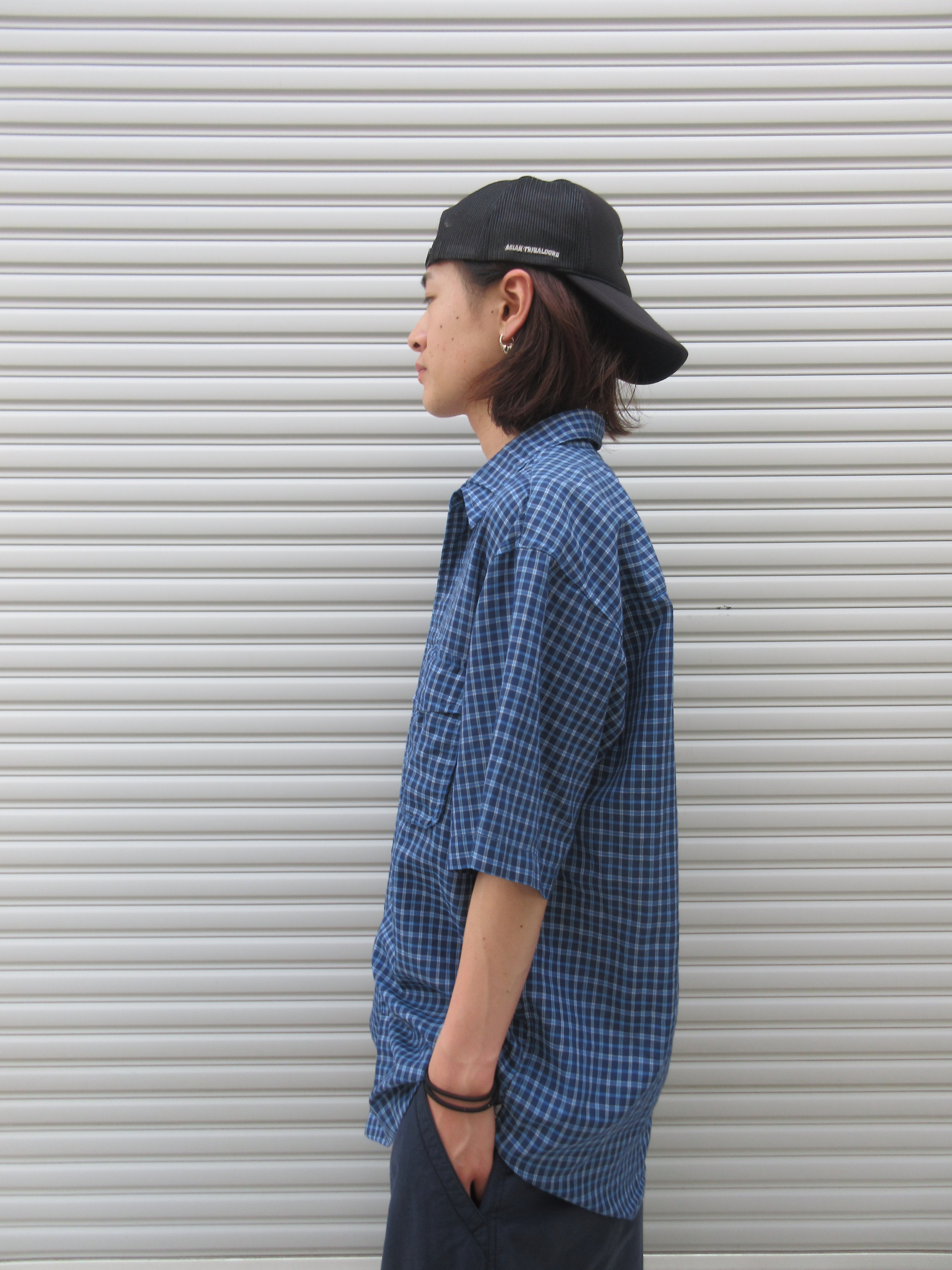 00s Anchor Blue Check S/S Shirts