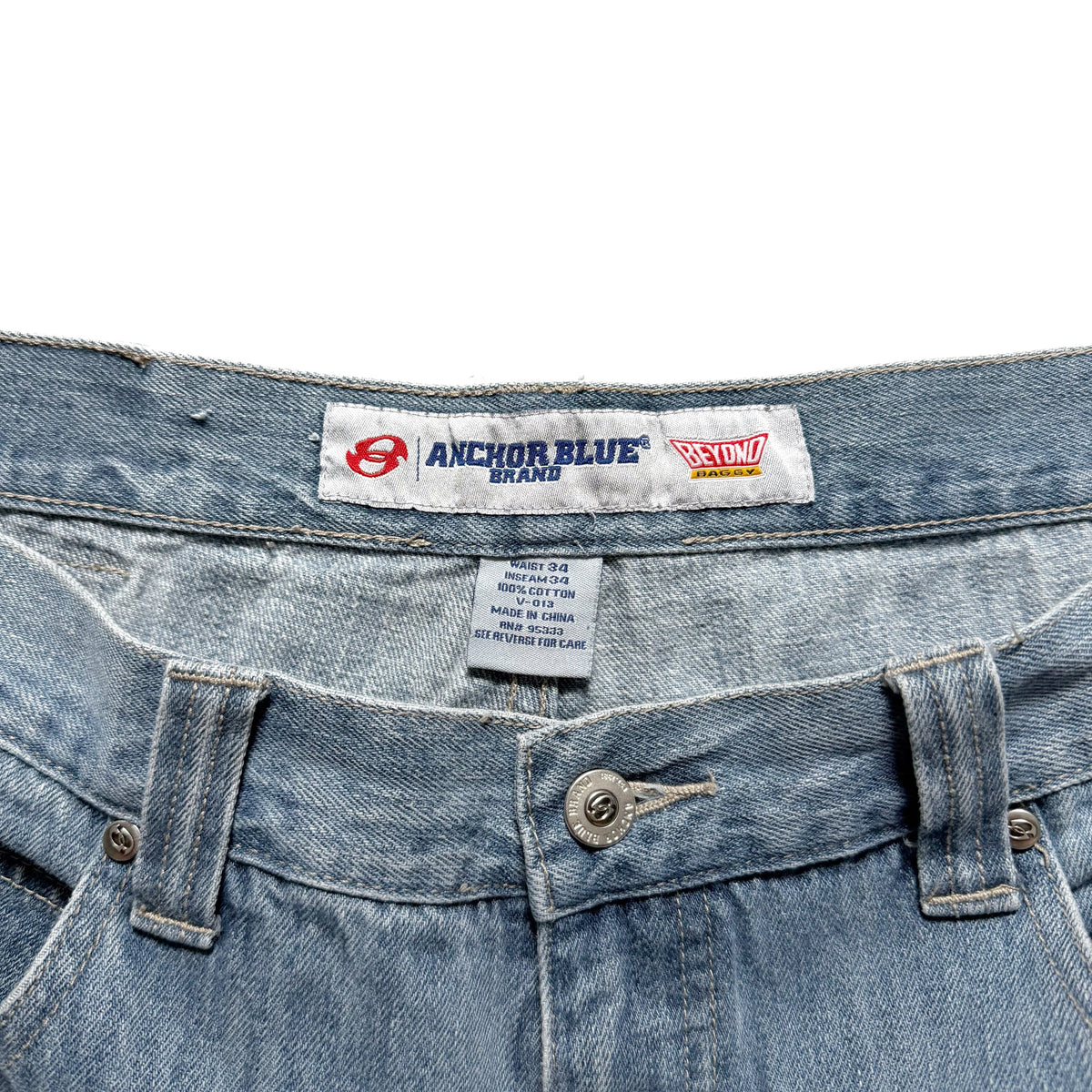 00s Anchor Blue BEYOND BAGGY Denim