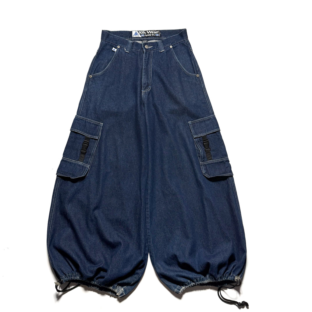 90~00s KIK WEAR Super Baggy Rave Pants