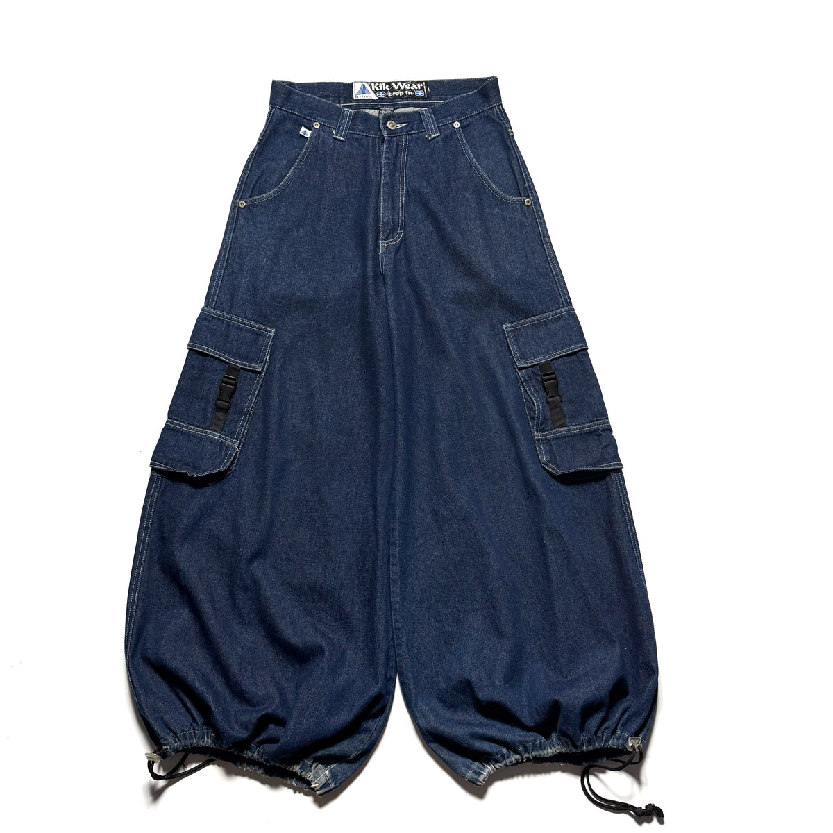 90~00s KIK WEAR Super Baggy Rave Pants