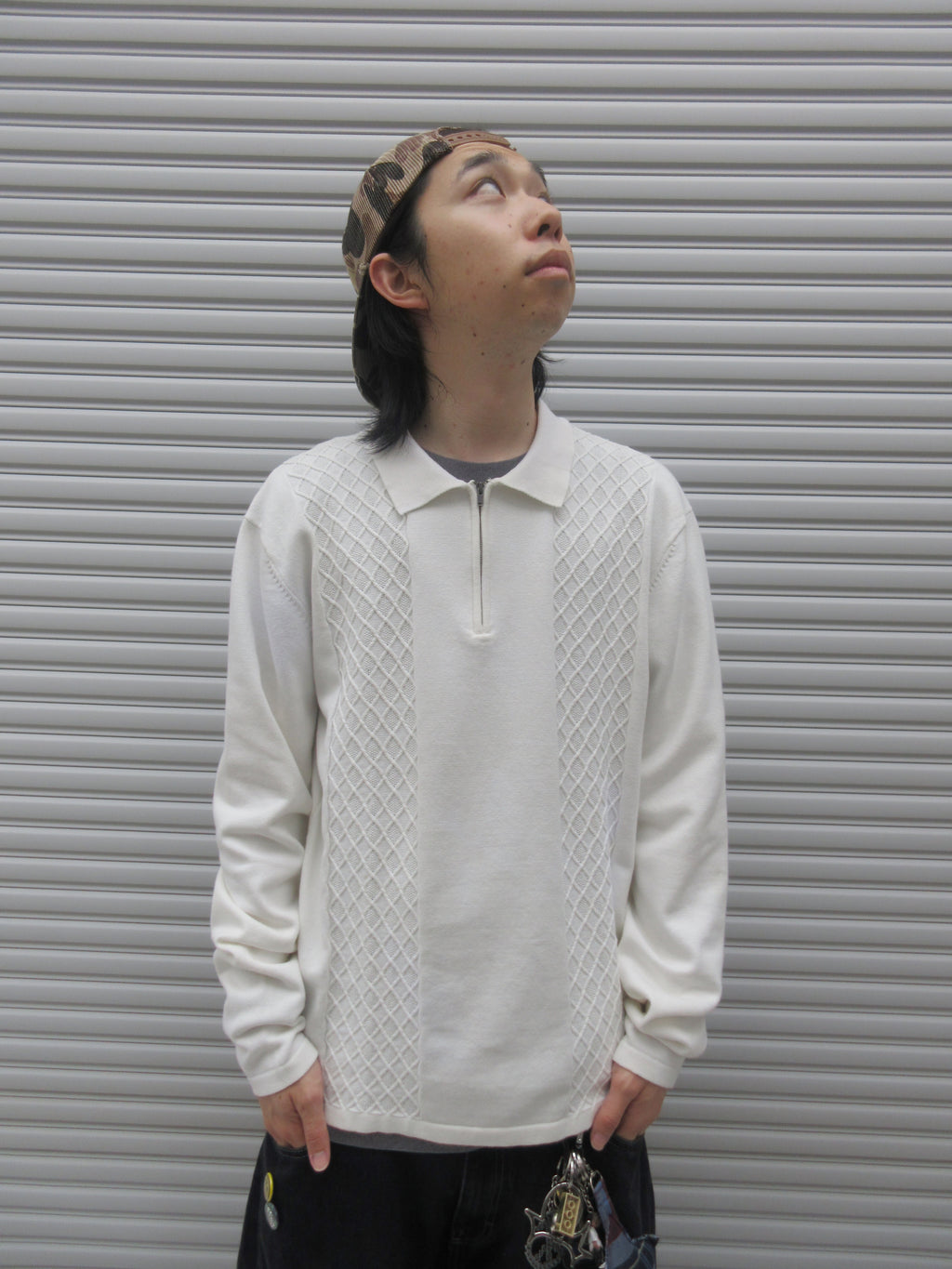 GOLF WANG Half Zip Knit