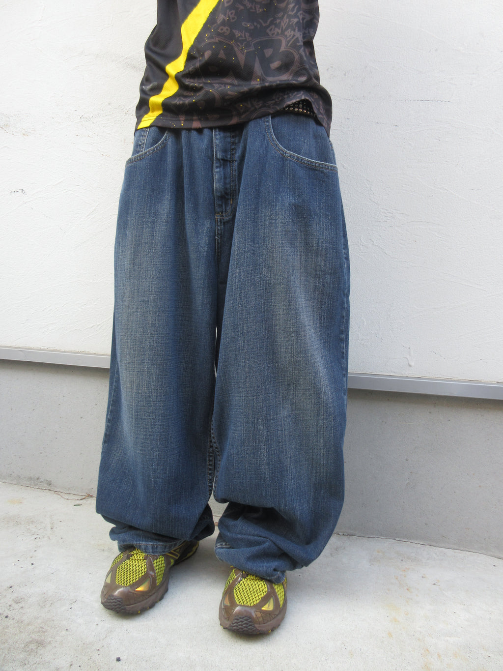 00s Anchor Blue BAGGY Denim