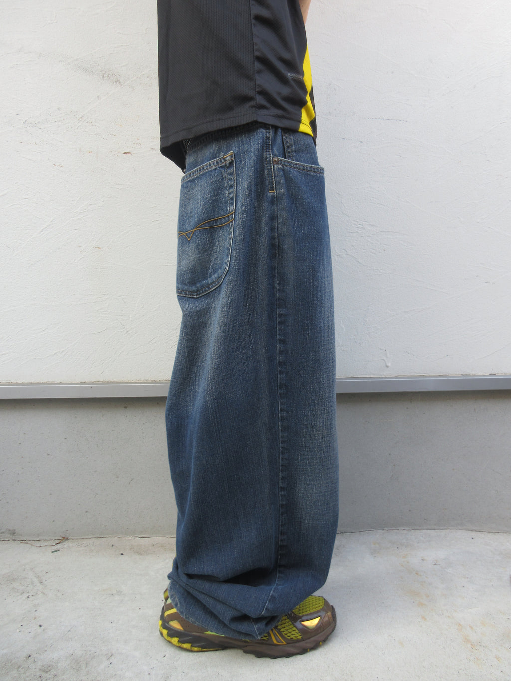 00s Anchor Blue BAGGY Denim