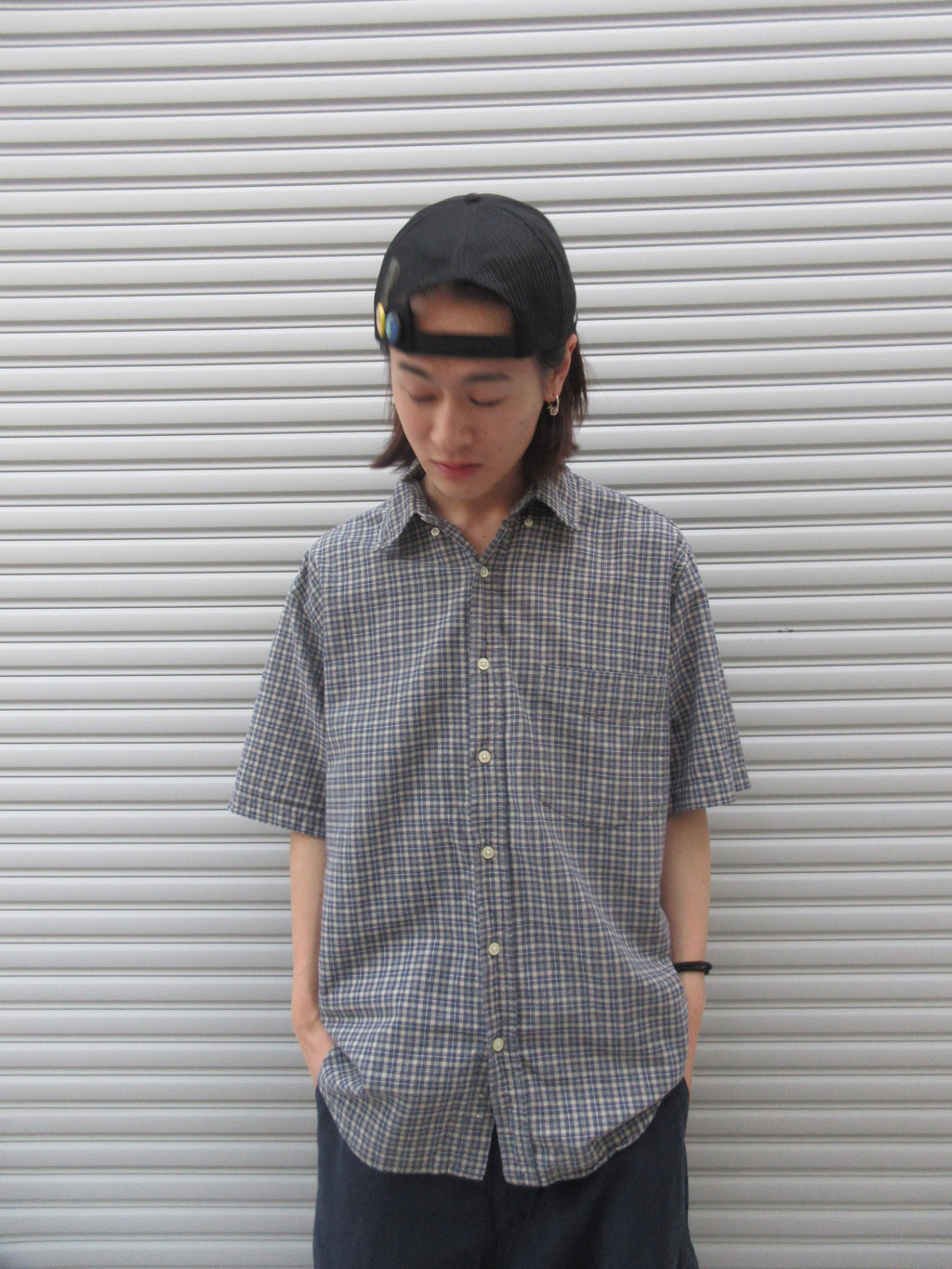 00s OLD NAVY Check S/S Shirts