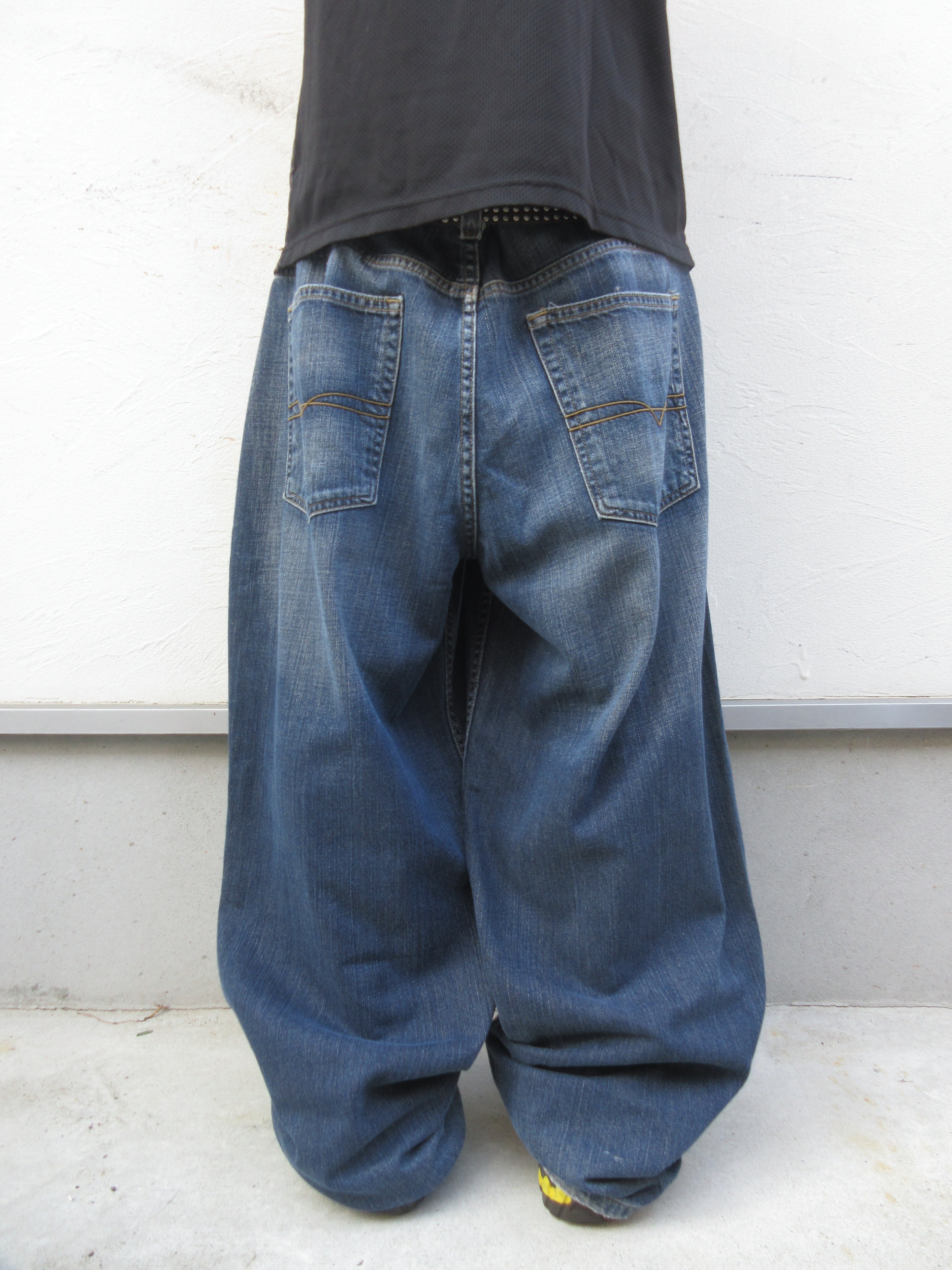 00s Anchor Blue BAGGY Denim