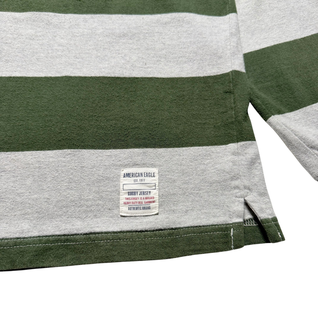 00~10s AMERICAN EAGLE Striped Rugger Shirts