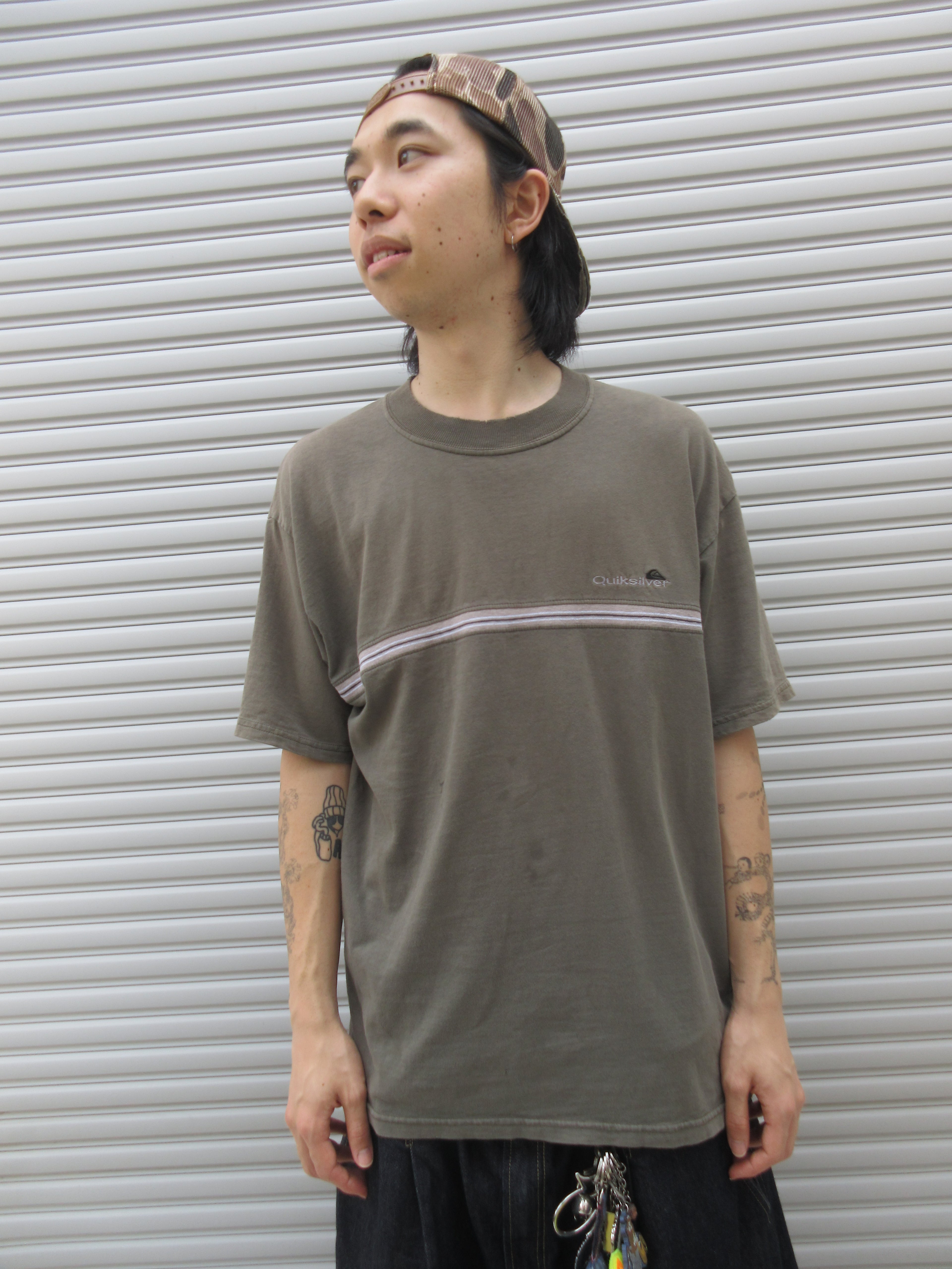 90~00s QUIKSILVER Design Logo Tee