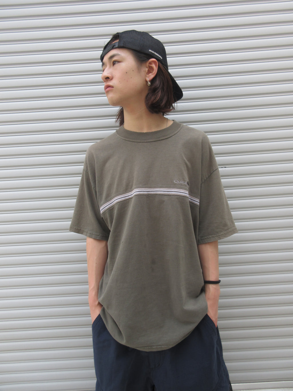90~00s QUIKSILVER Design Logo Tee
