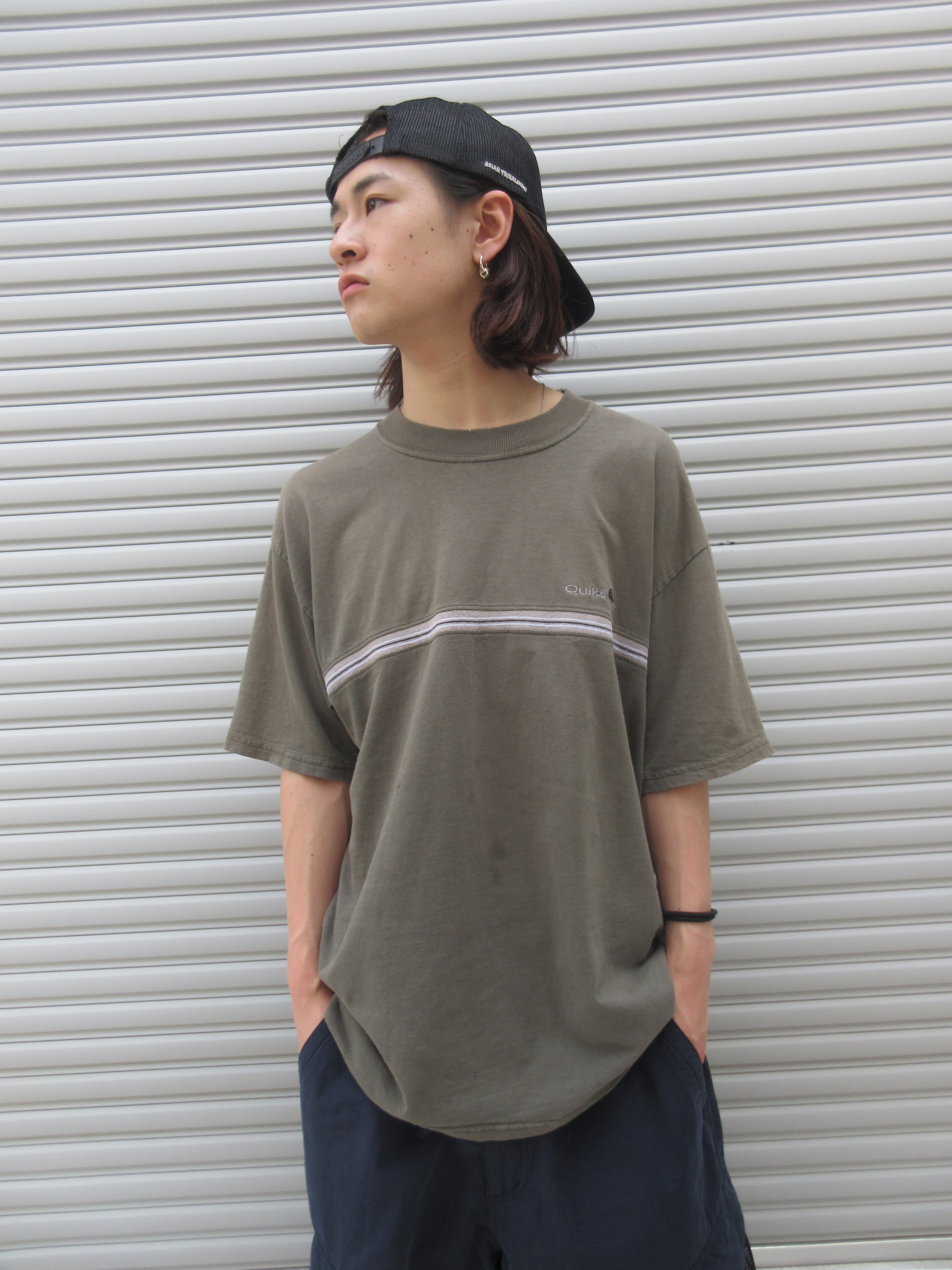 90~00s QUIKSILVER Design Logo Tee