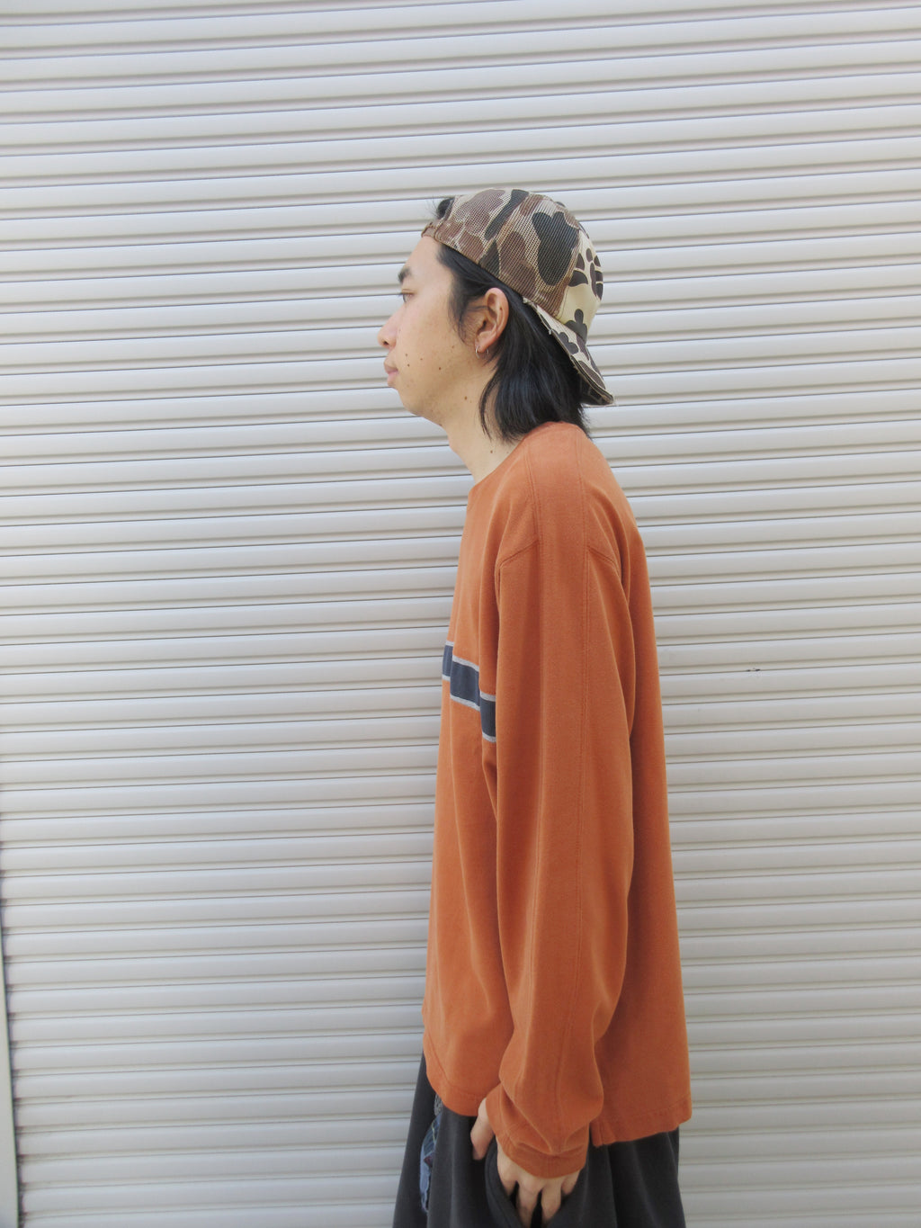 90~00s ROUTE66 Lining Design L/S Tee