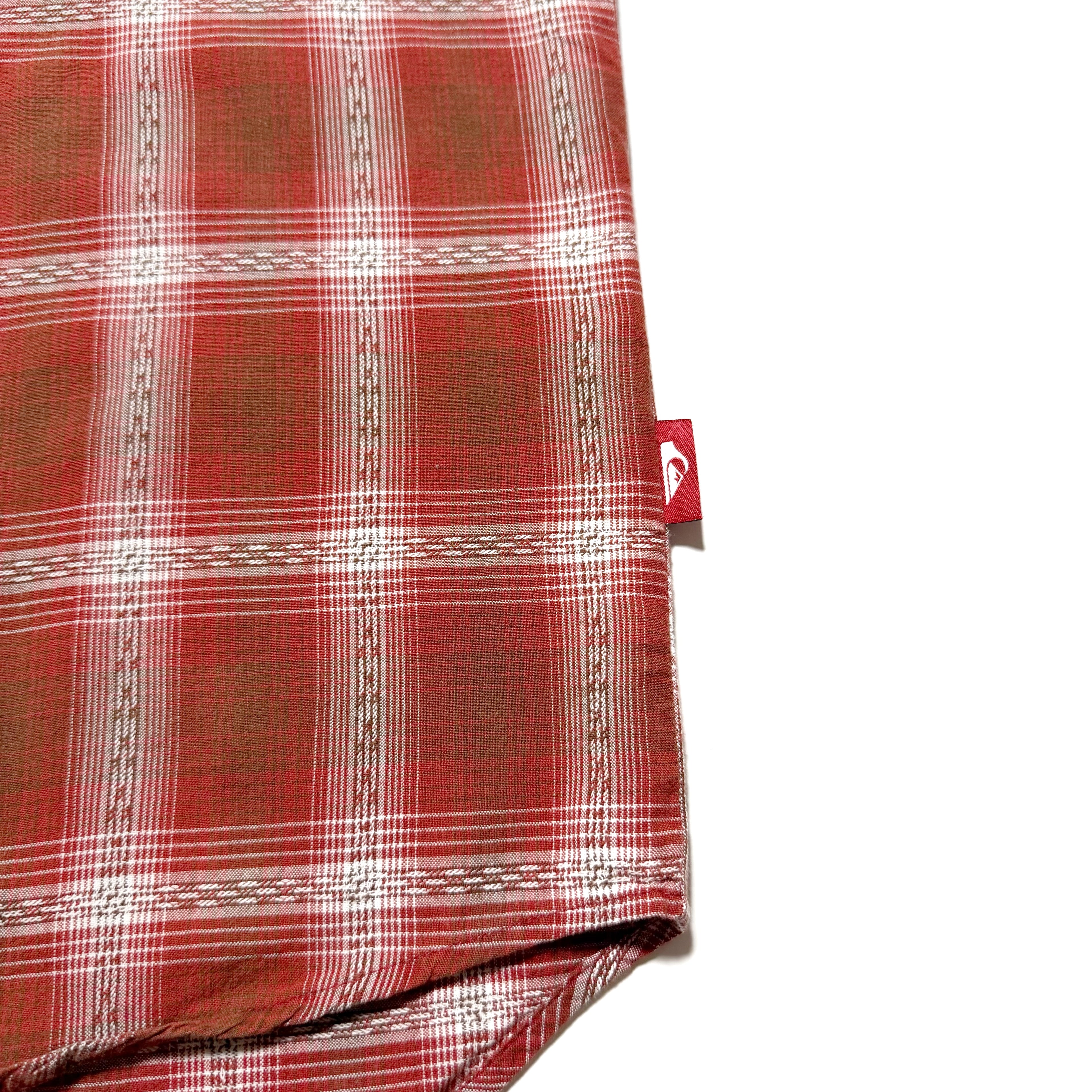 00s QUIKSILVER Check S/S Shirts