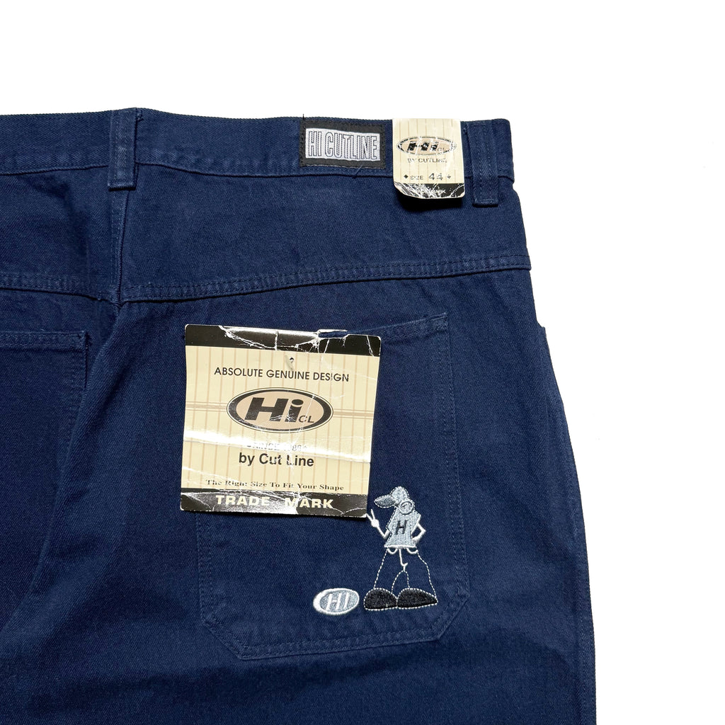 90s HI CUT LINE Hyper Baggy Denim