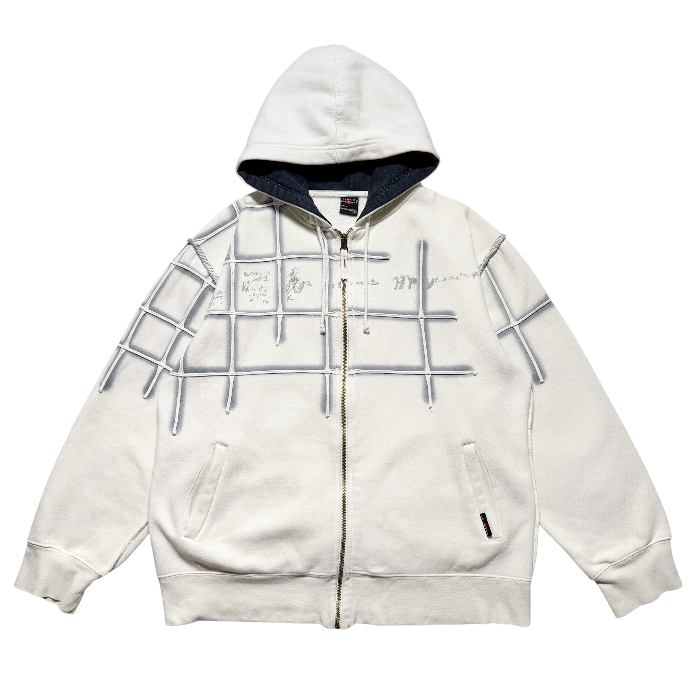 00s SIMON VALENTE Design Zipup Hoodie