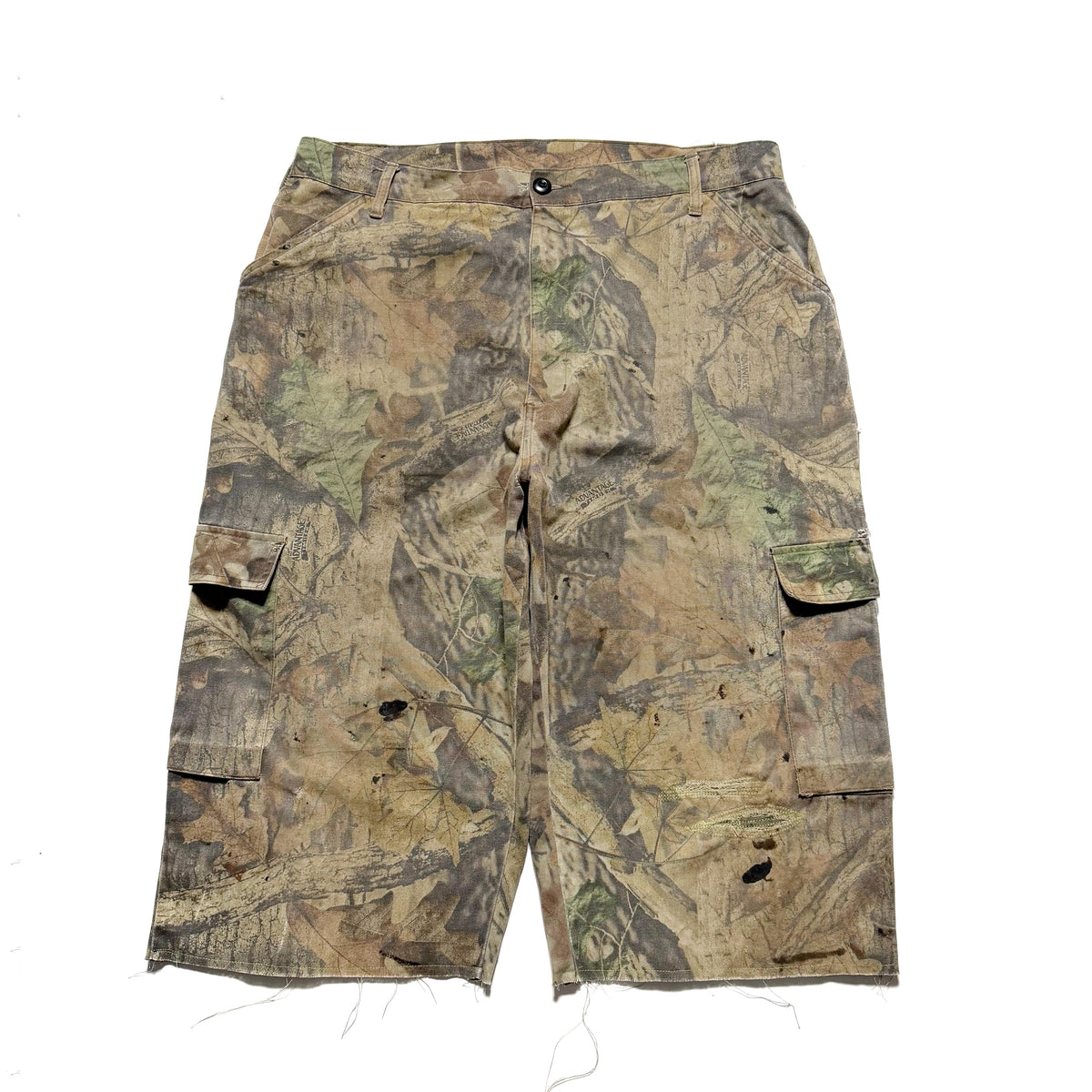00s UNKNOWN Tree Camo Baggy Cargo Shorts