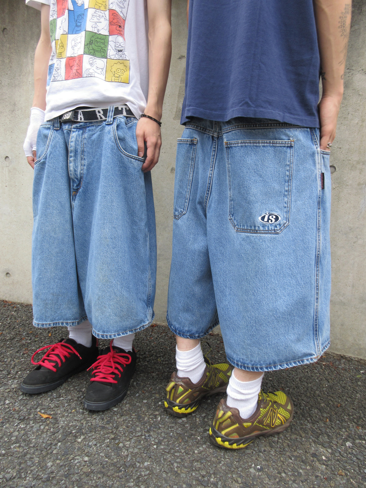 90~00s INTERSTATE Super Baggy Denim Shorts