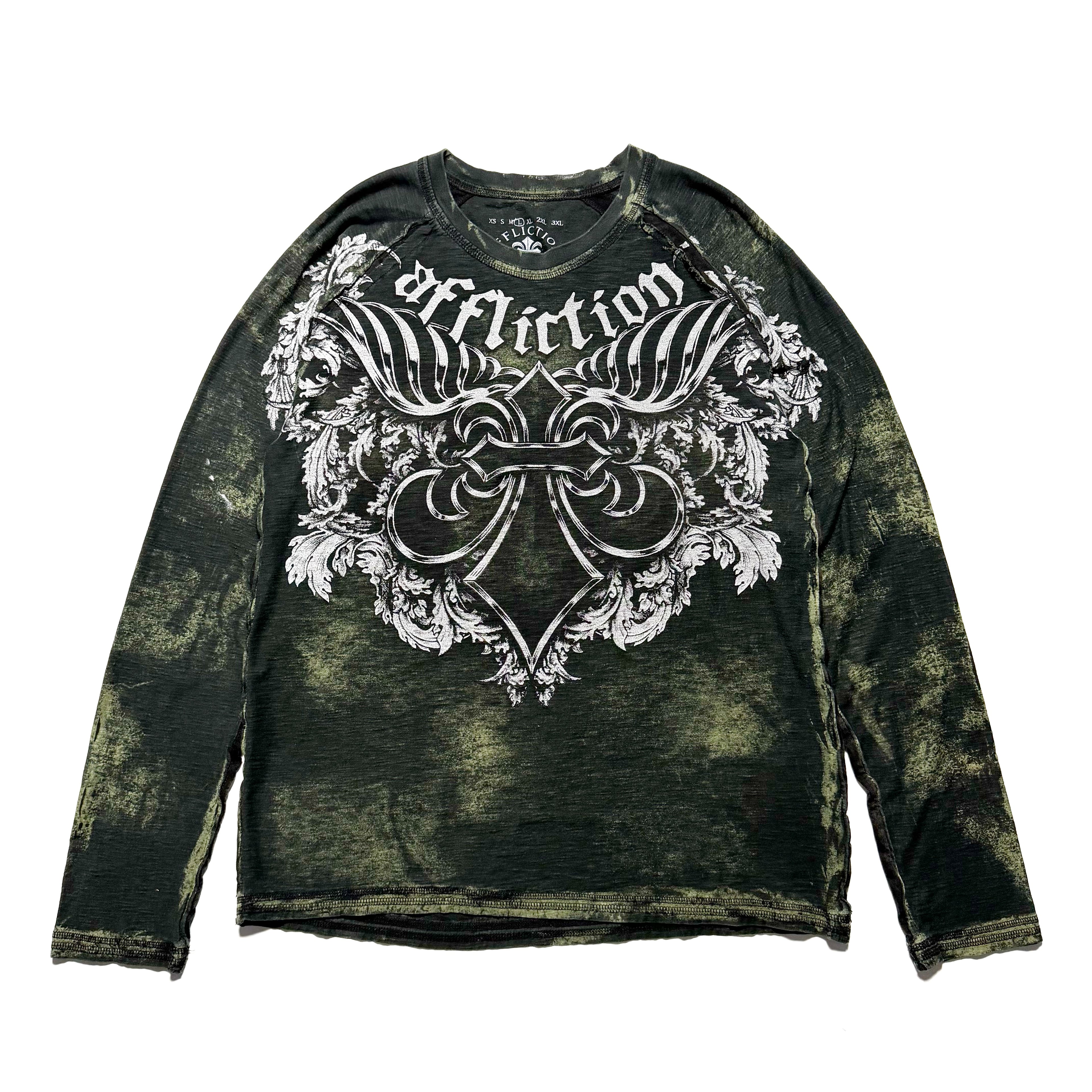 00s AFFLICTION Design L/S Tee