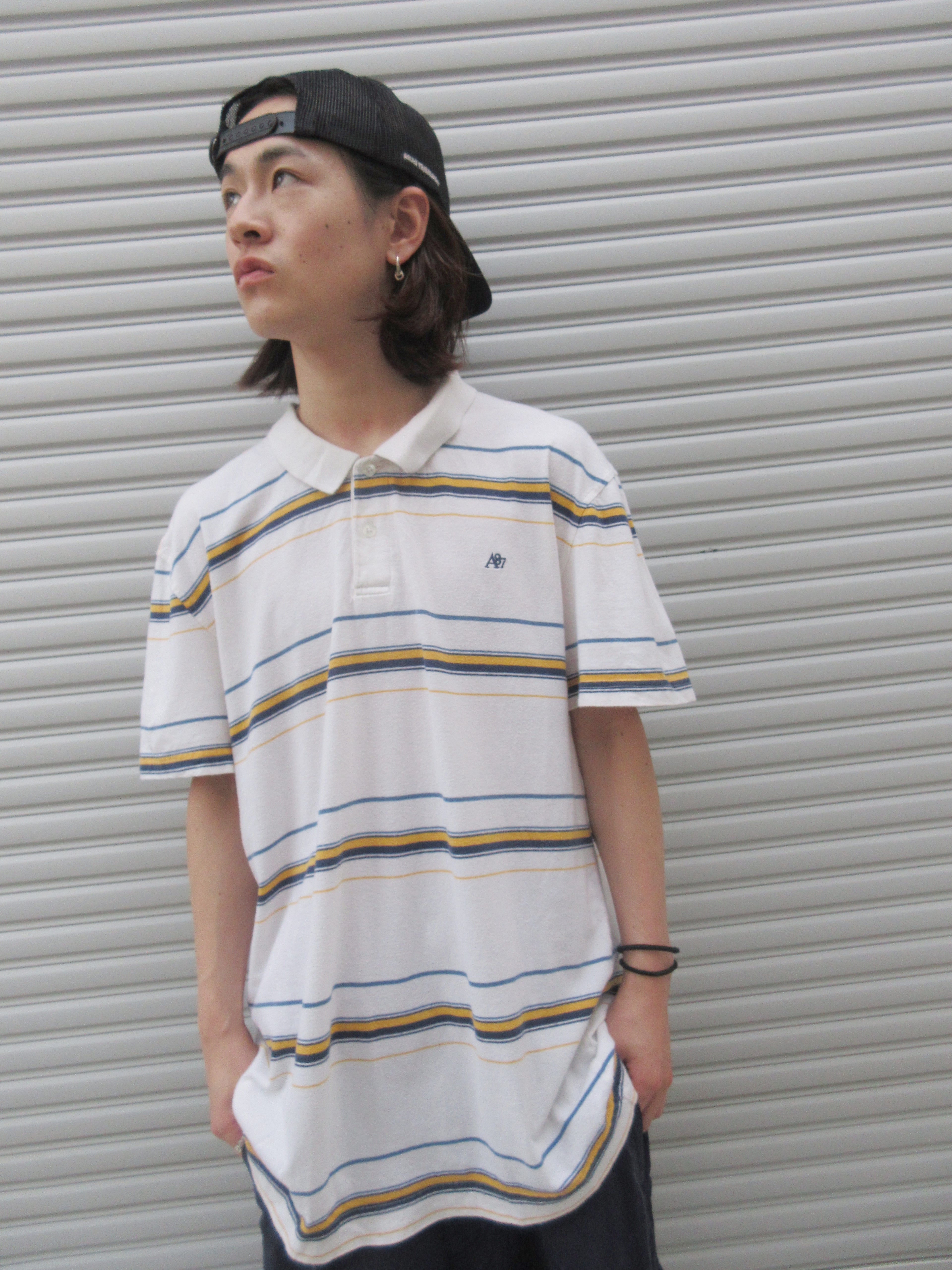 00s AEROPOSTALE Border Polo