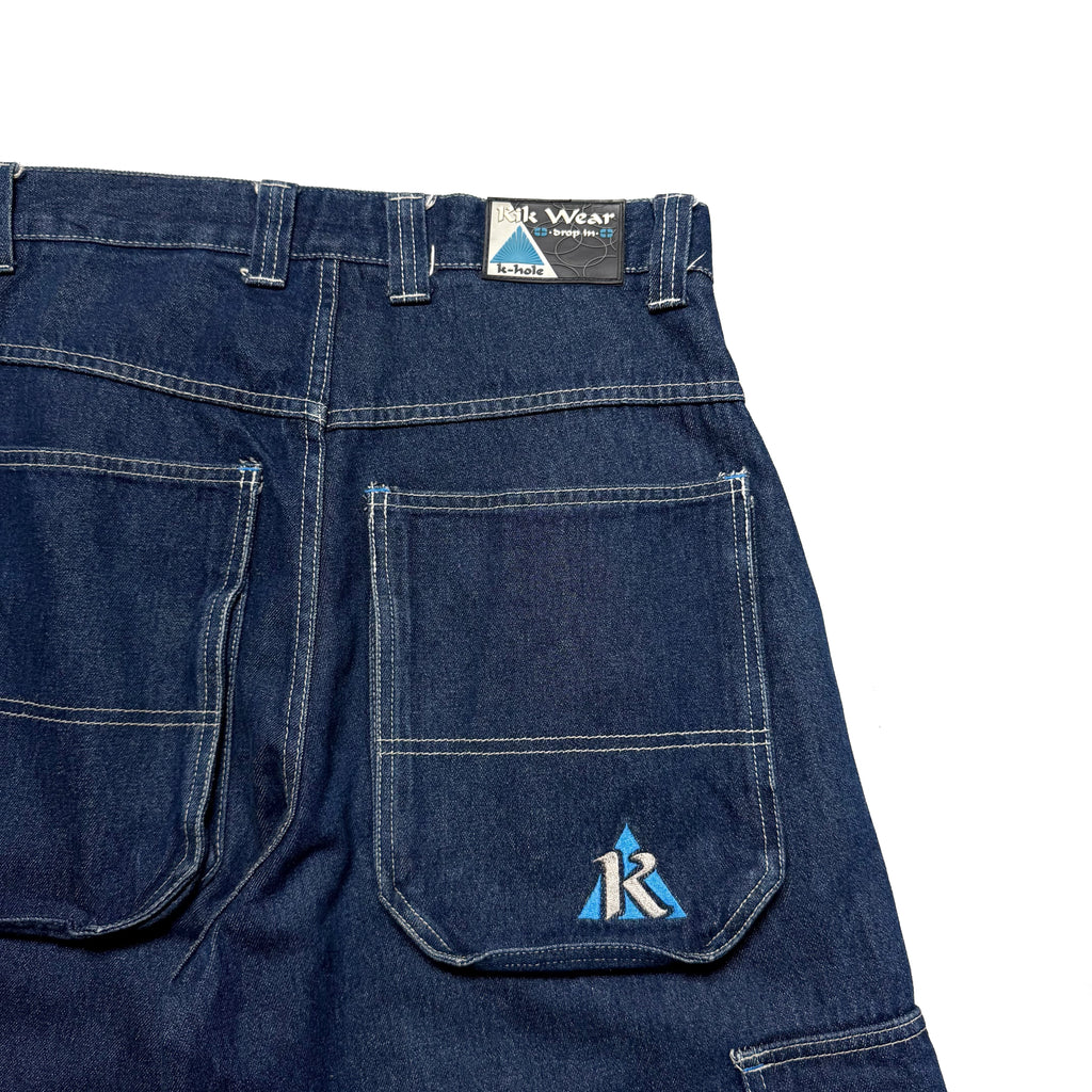 90~00s KIK WEAR Super Baggy Rave Pants