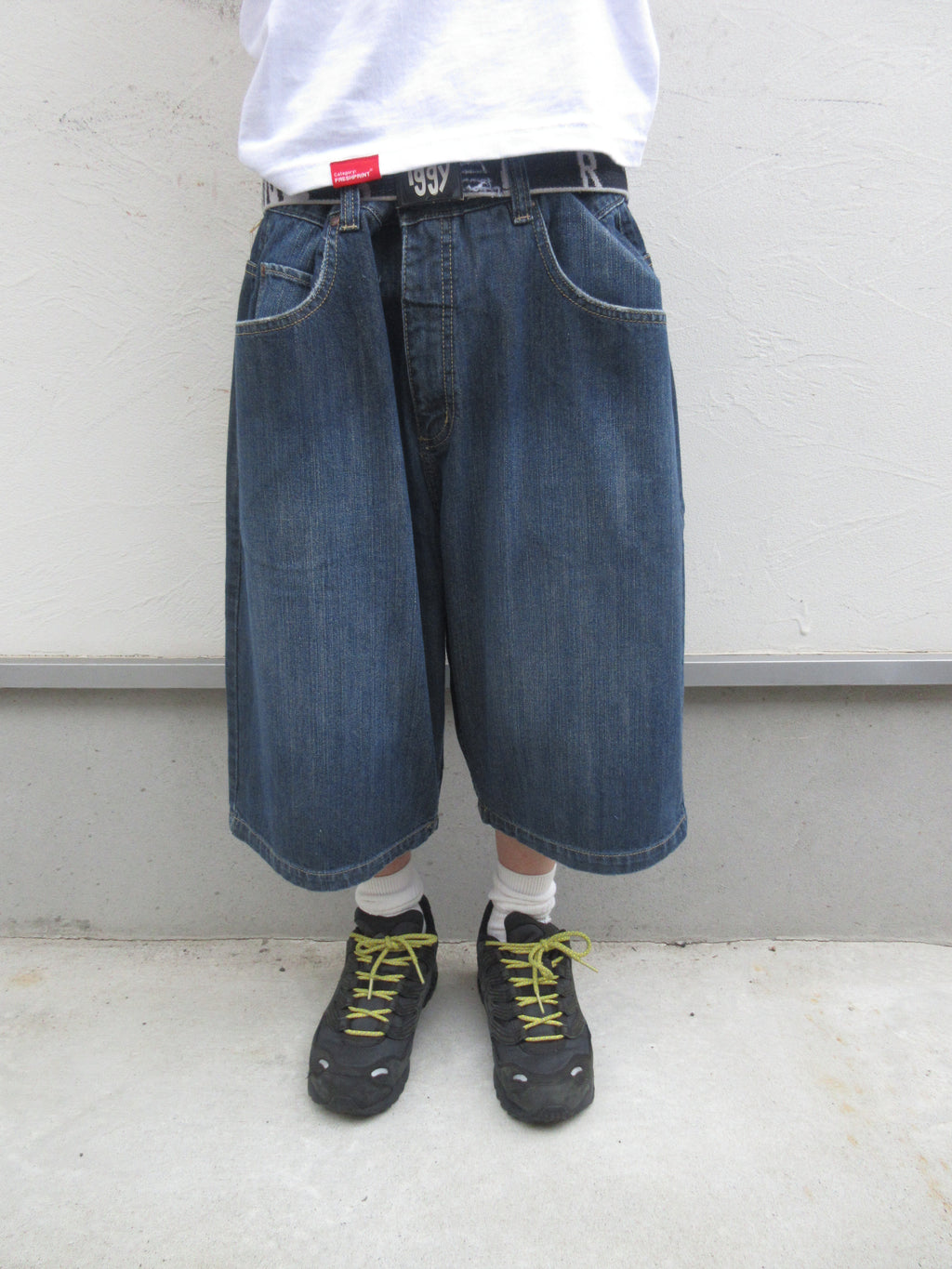 00s Anchor Blue BAGGY Denim Shorts
