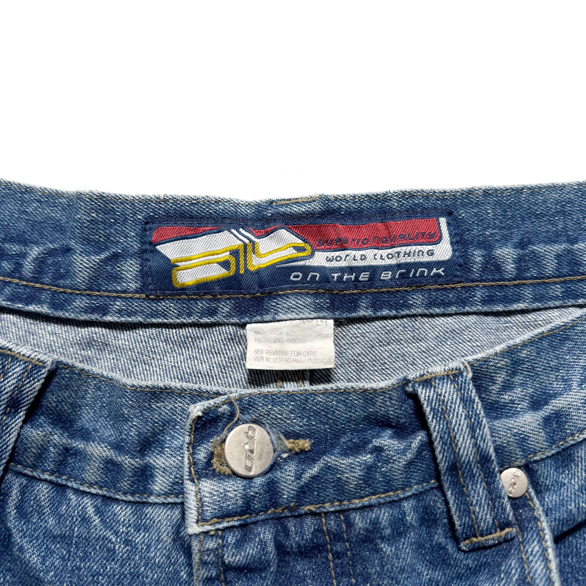90~00s ON THE BRINK Super Baggy Denim