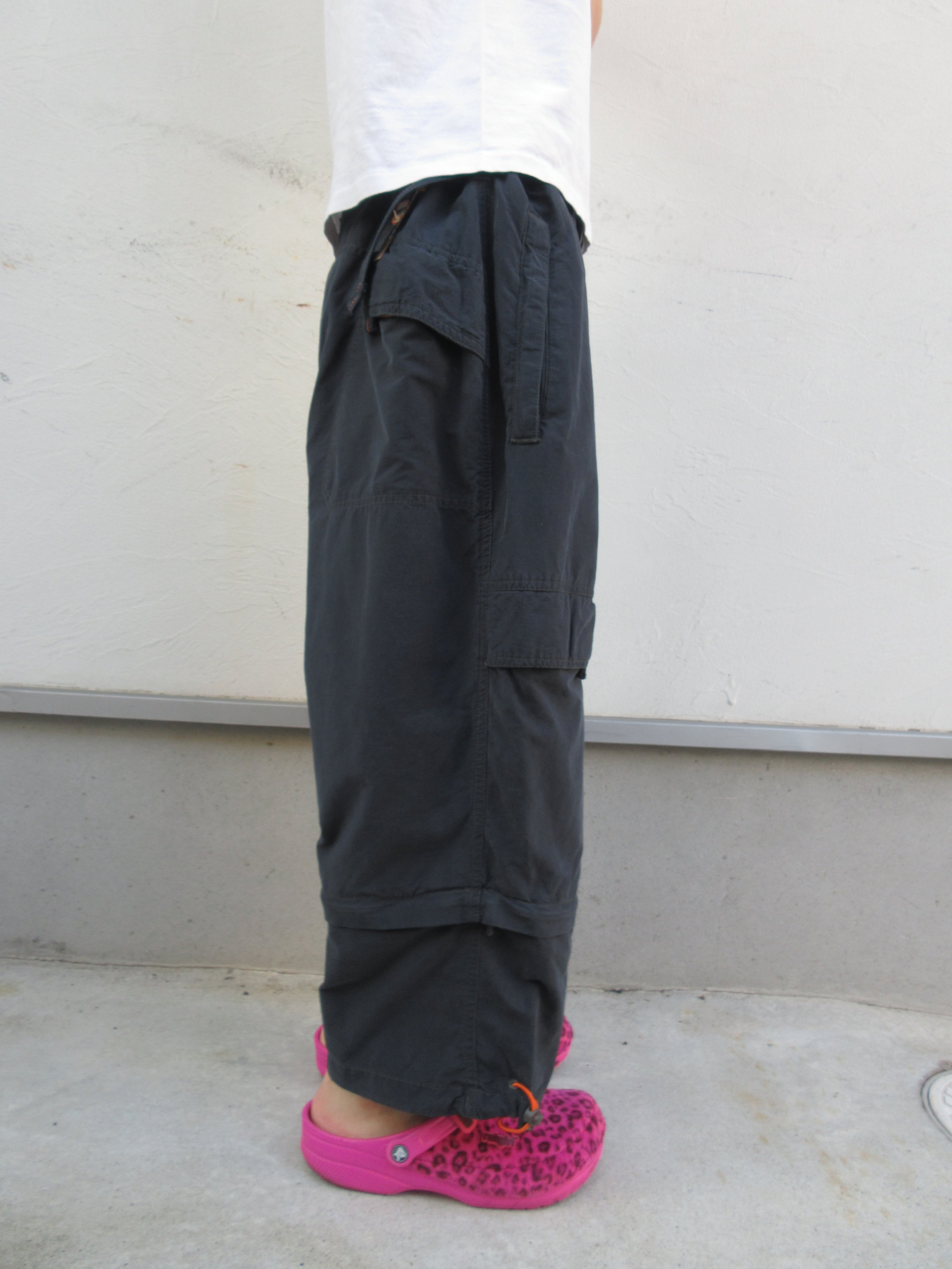 00s WEAR FIRST Super Baggy Convertible Cropped Shorts