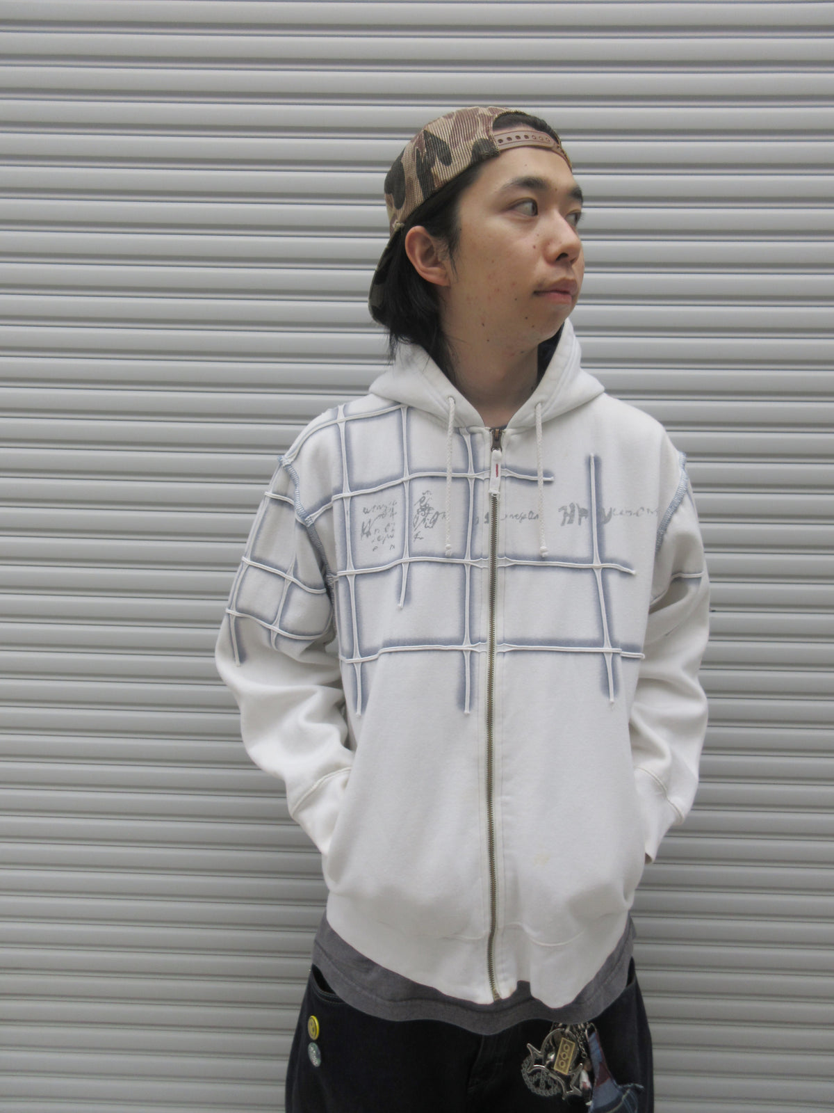 00s SIMON VALENTE Design Zipup Hoodie