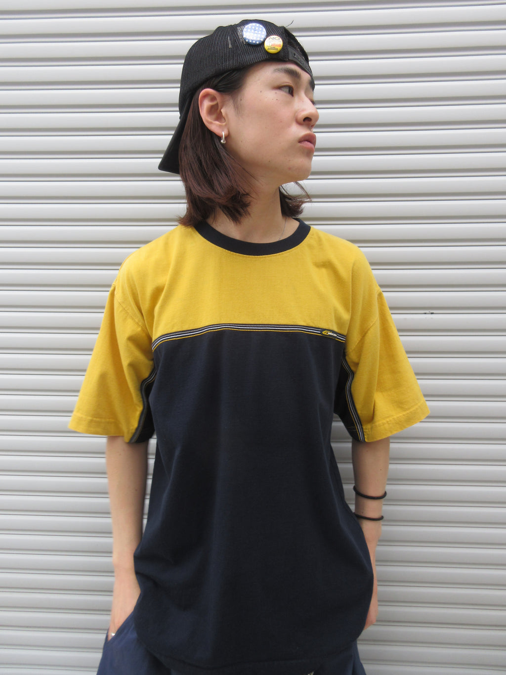 00s POINT ZERO Two-tone Lining Tee