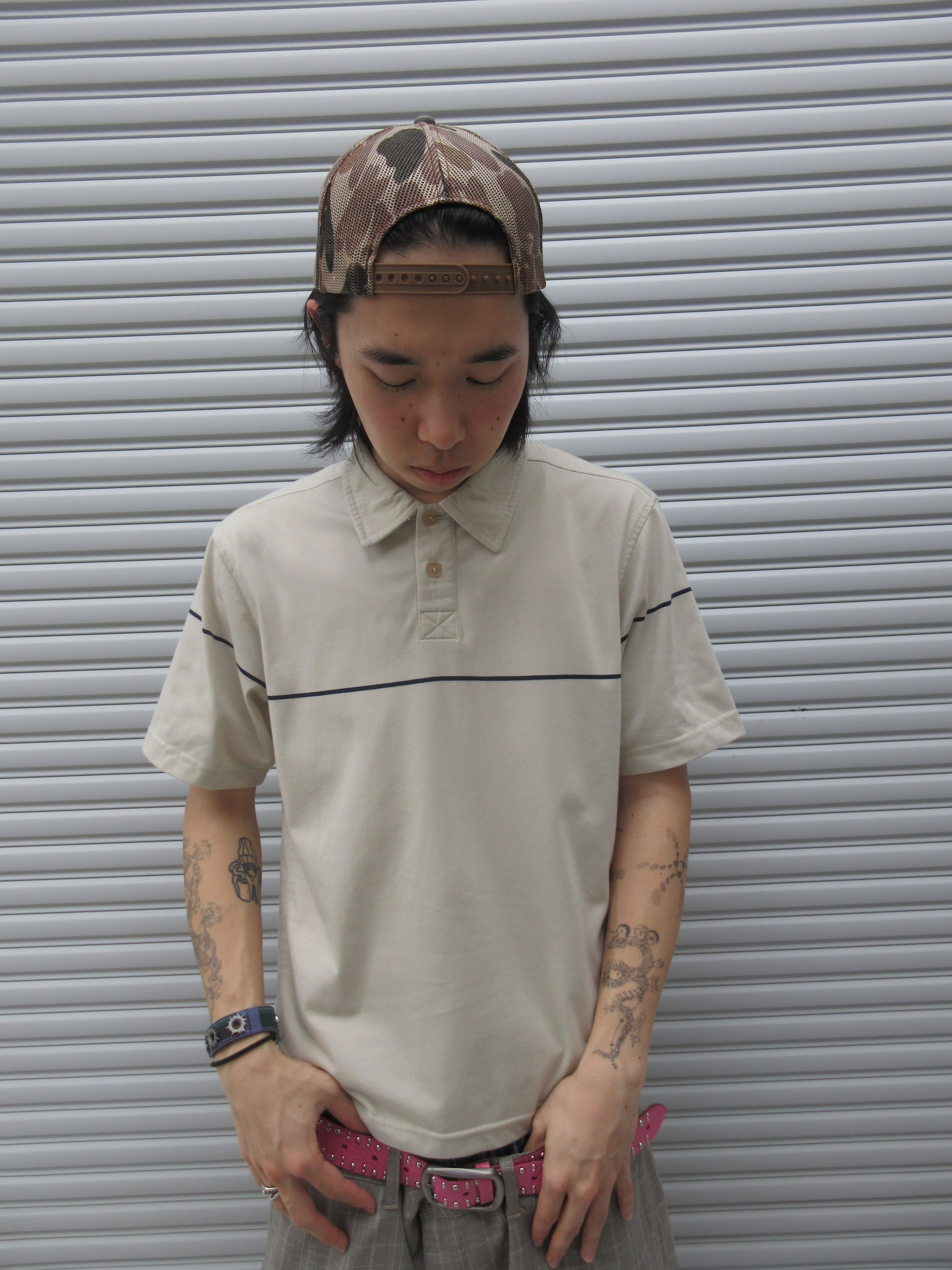 00s VANS Lining Polo Shirts