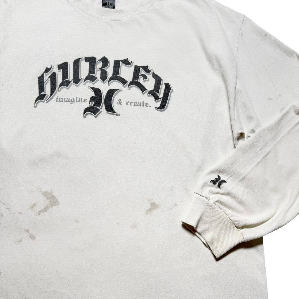 00s HURLEY Logo Graphic L/S Tee