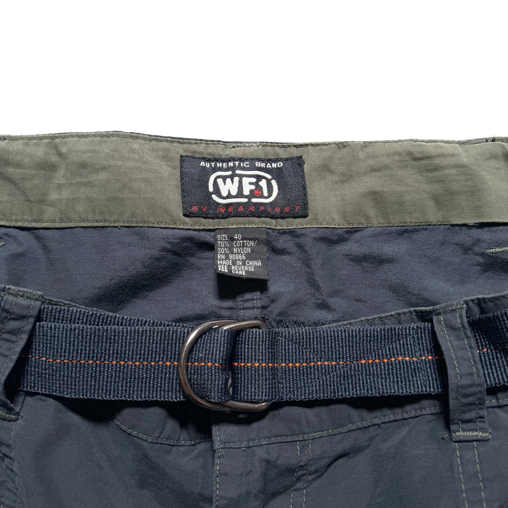 00s WEAR FIRST Super Baggy Convertible Cropped Shorts