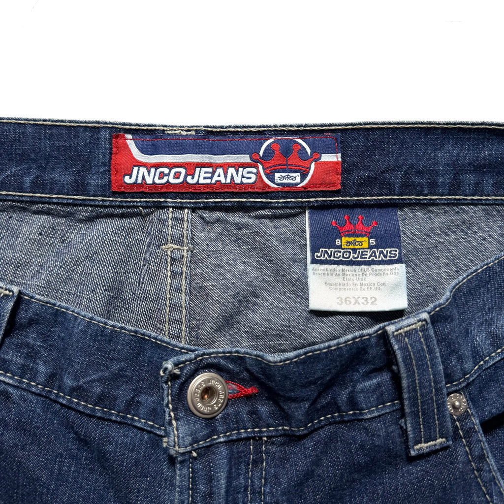 90~00s JNCO JEANS Logo Embroidered Hyper Baggy Denim
