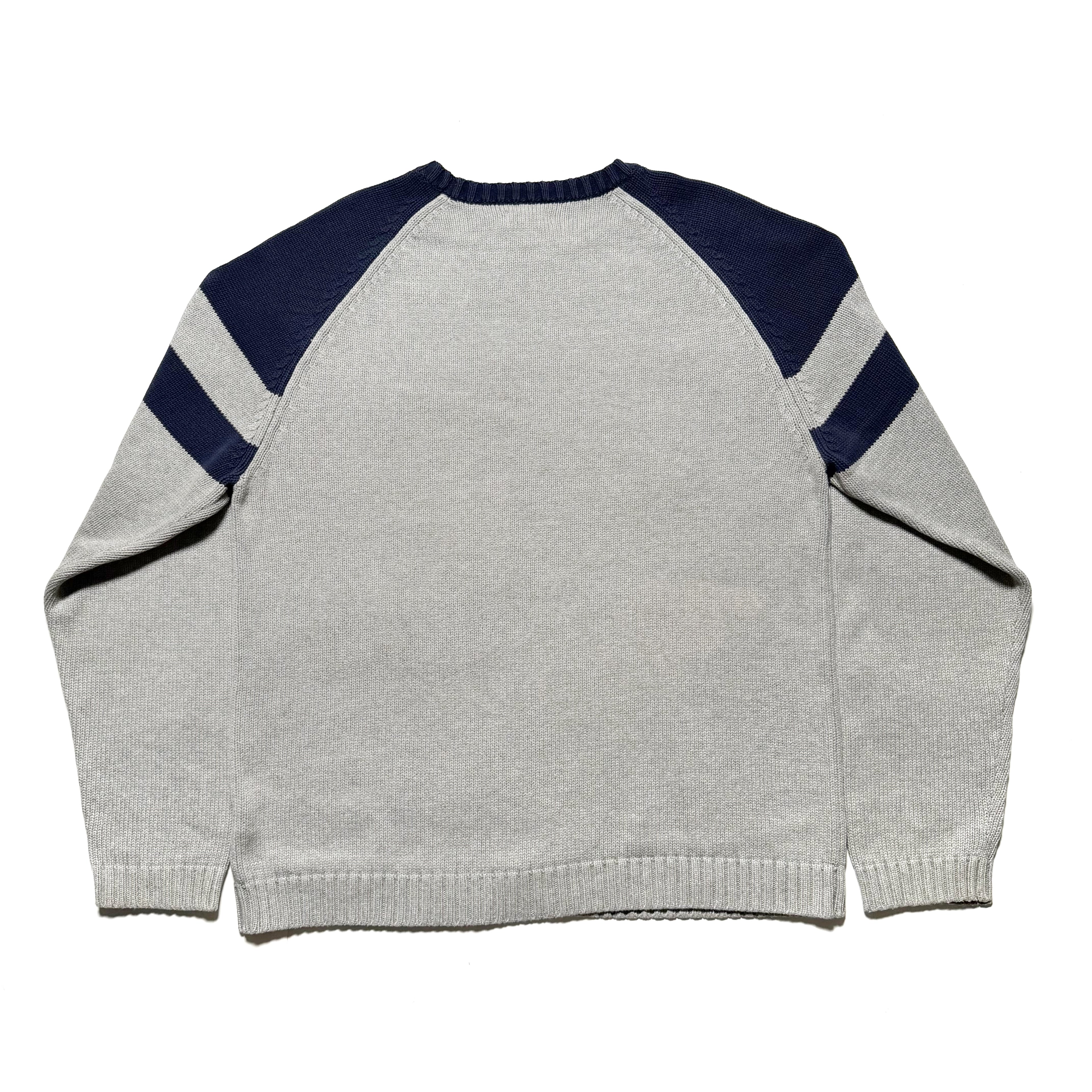 00s GUESS Design Two-tone Knit Sweater