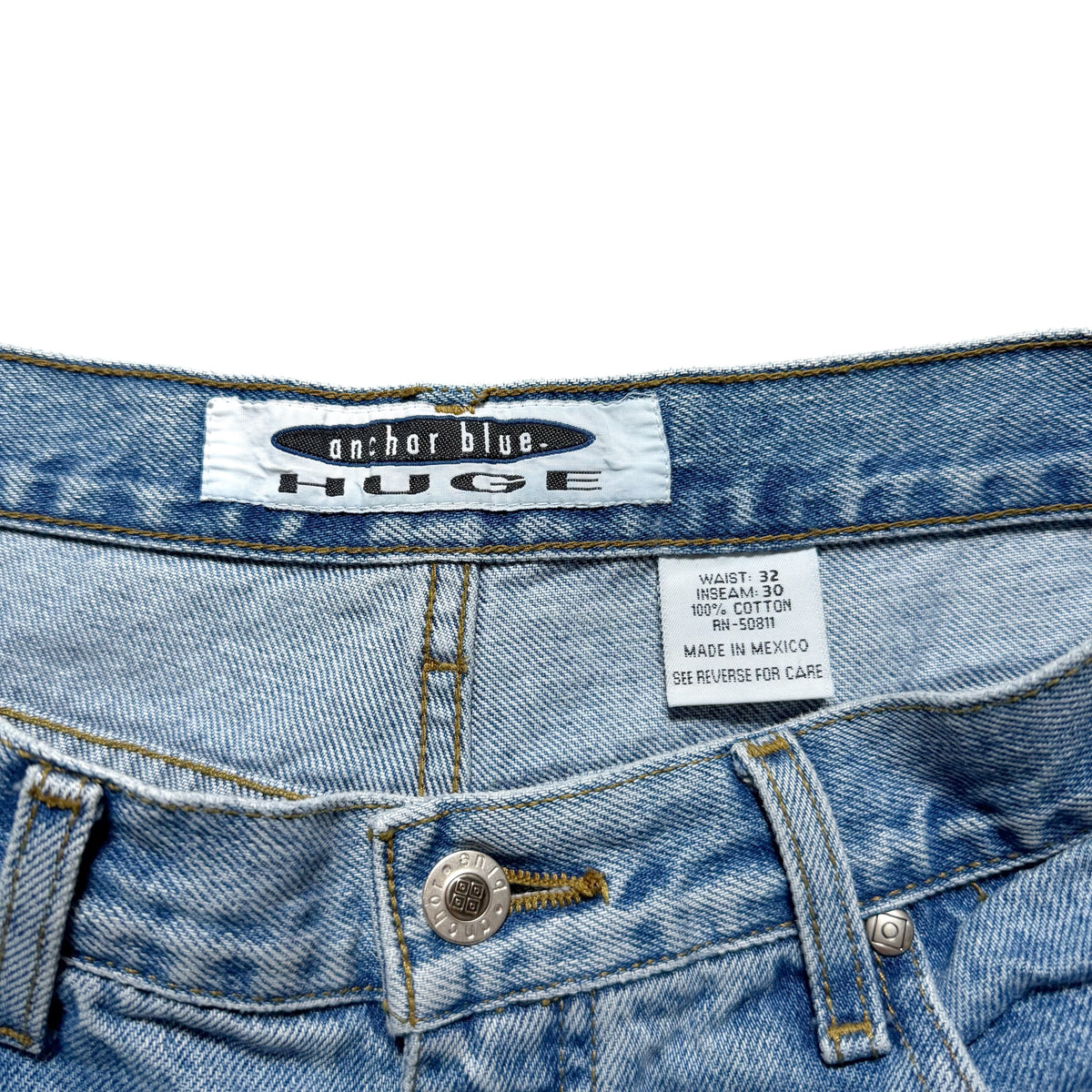 90s Anchor Blue HUGE Denim