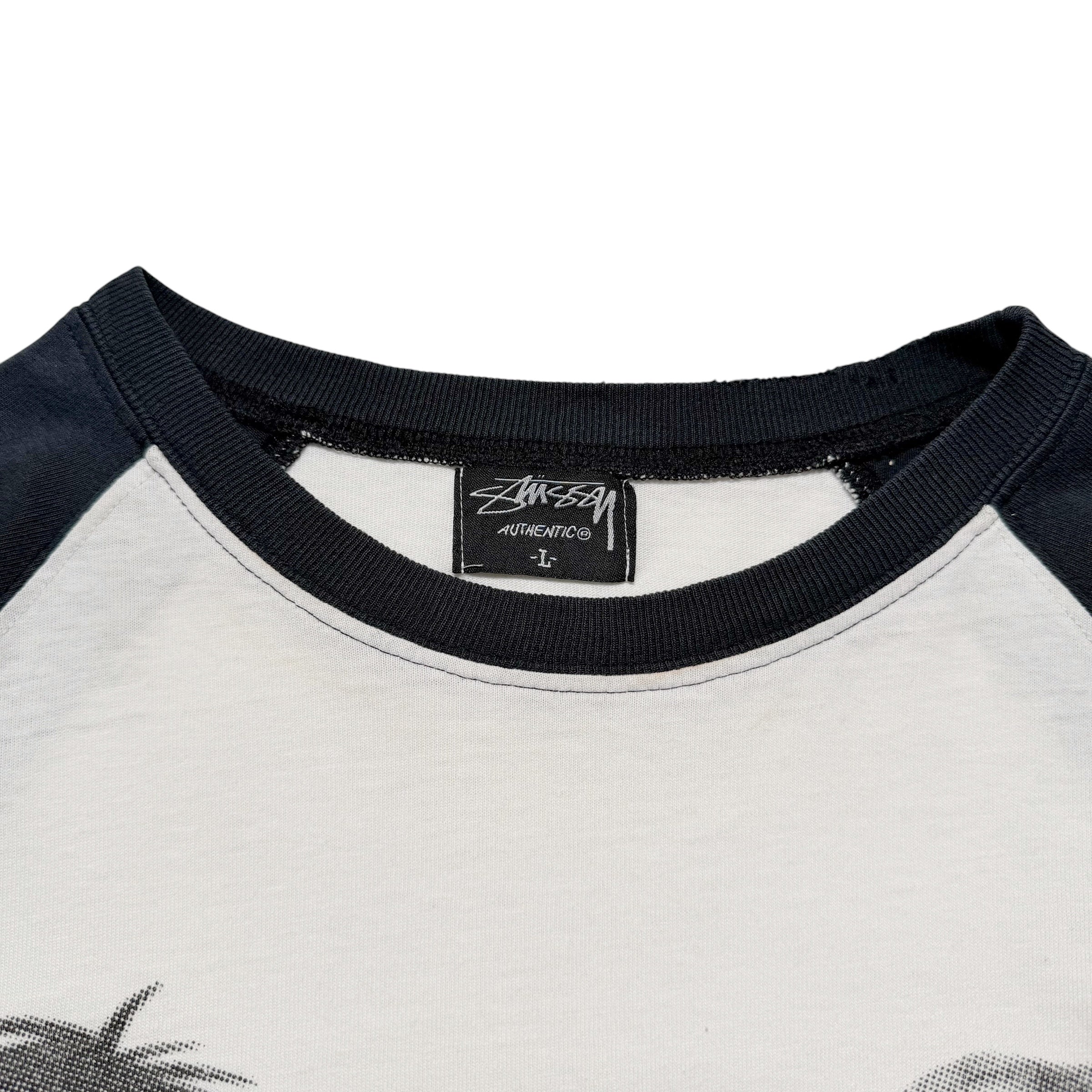 00s STUSSY Kids Photo Raglan Tee