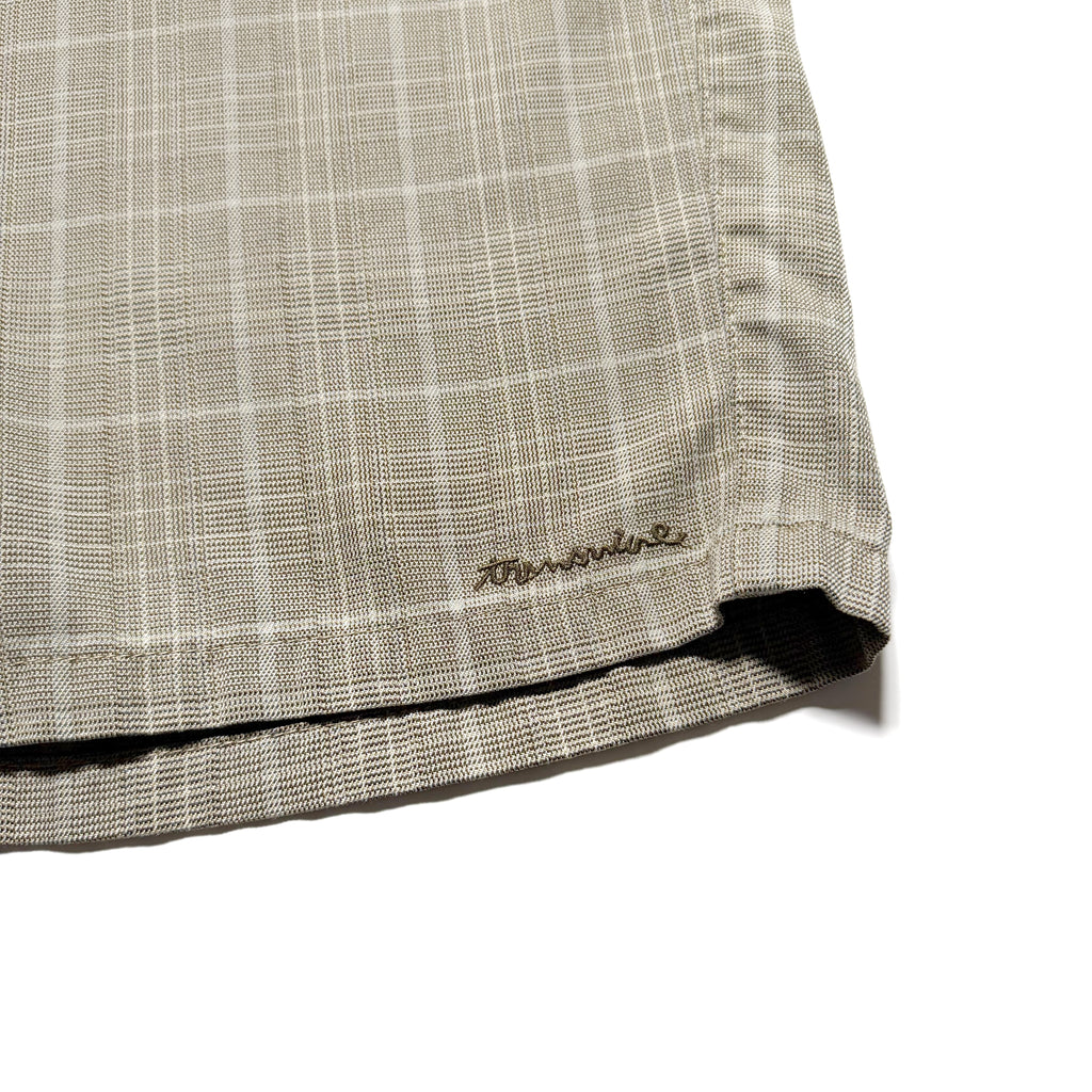 00s Trance Nine Baggy Check Shorts