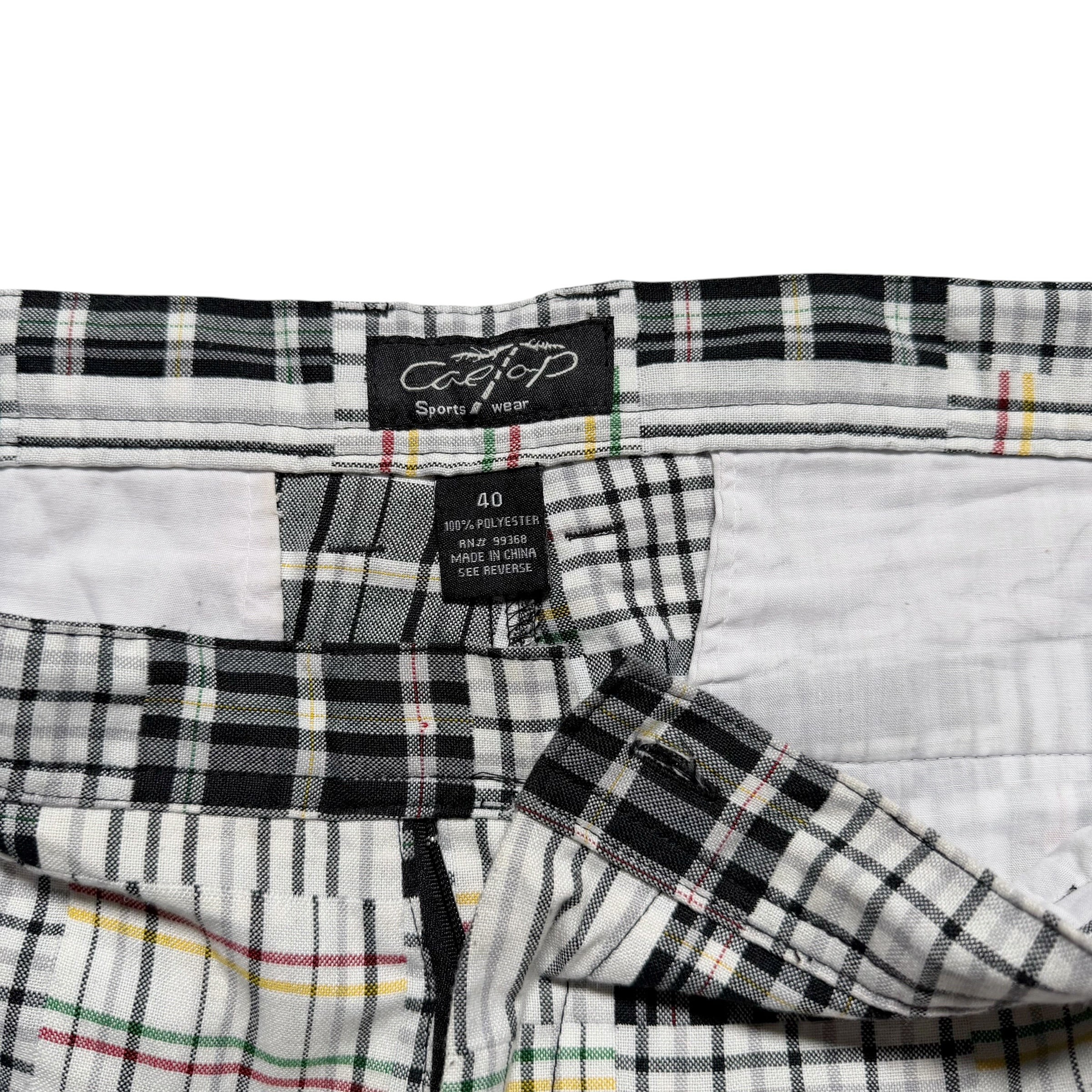 00s Caltop Super Baggy Check Shorts