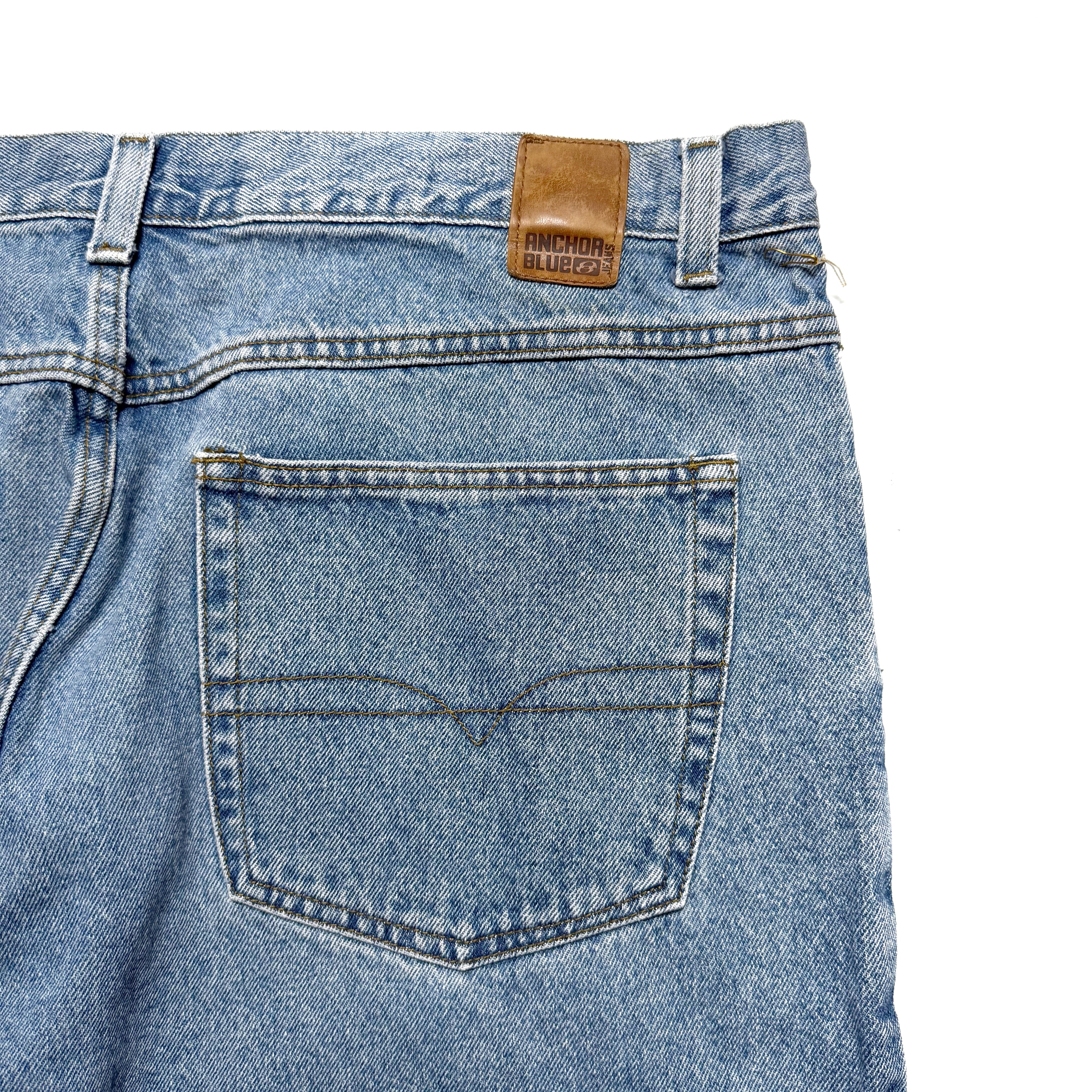 00s Anchor Blue ORIGINAL Baggy Denim
