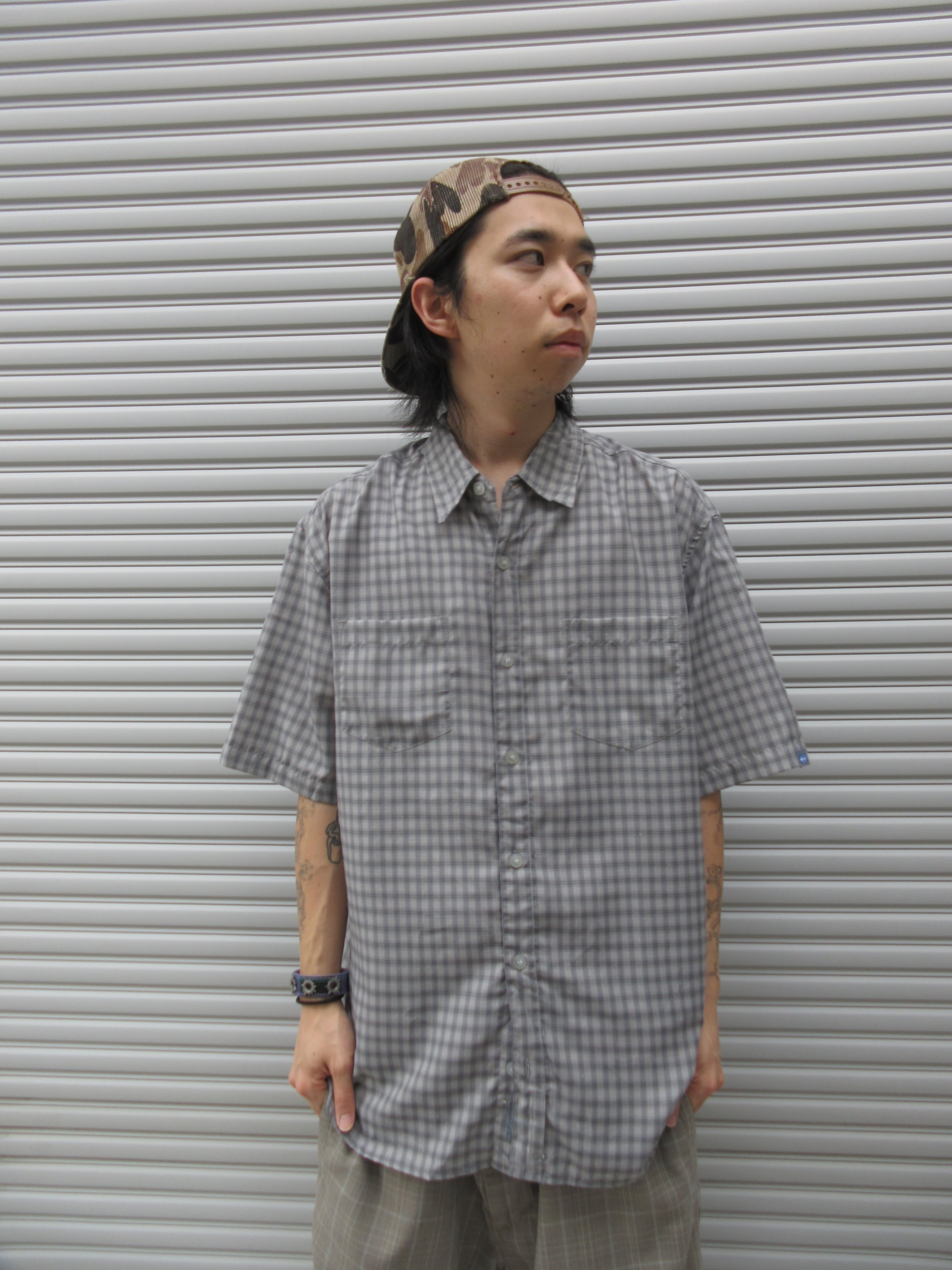 00s QUIKSILVER Check S/S Shirts