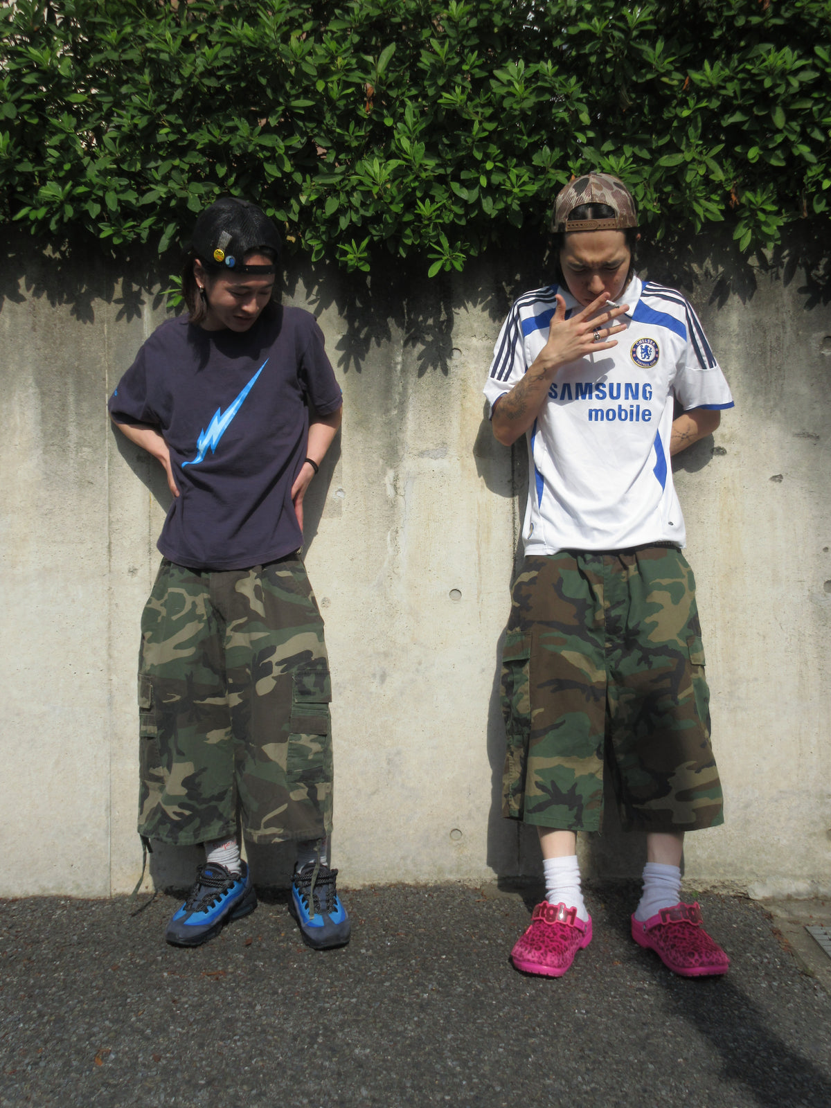 00s MANHATTAN Camo Cargoshorts